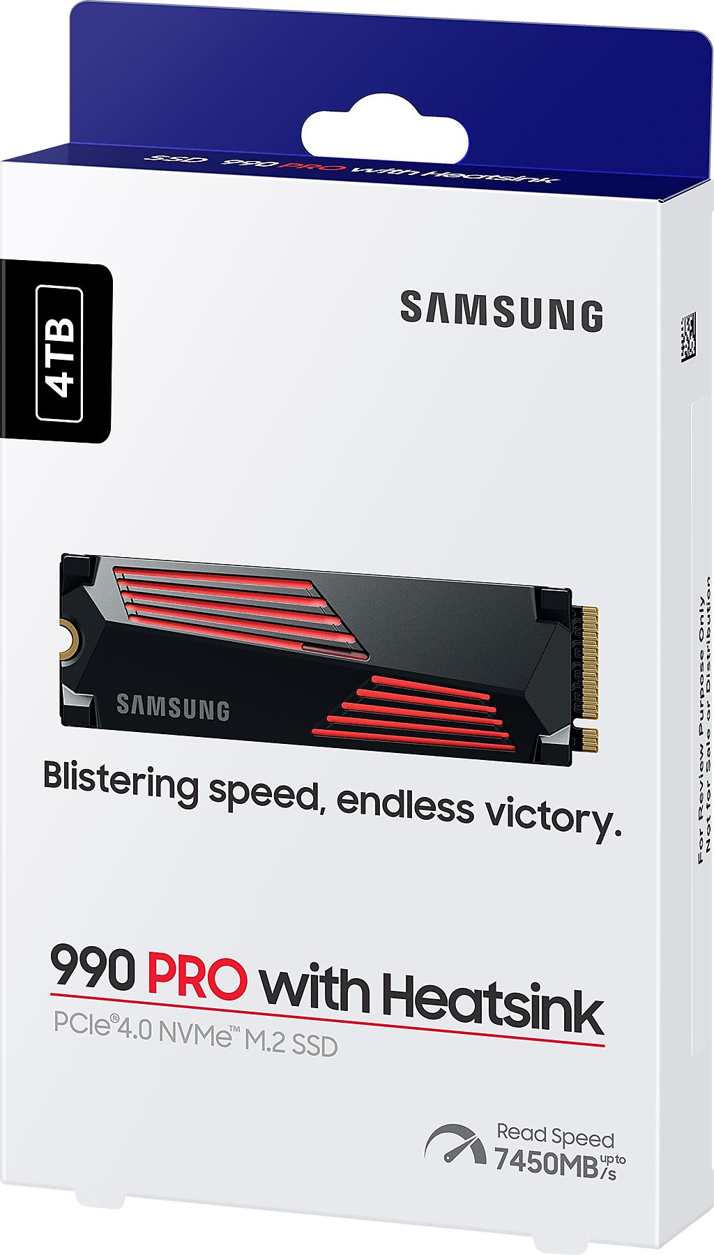 SSD накопитель SAMSUNG M.2 4TB PCIe 4.0 990PRO + радиатор (MZ-V9P4T0GW) фото 13