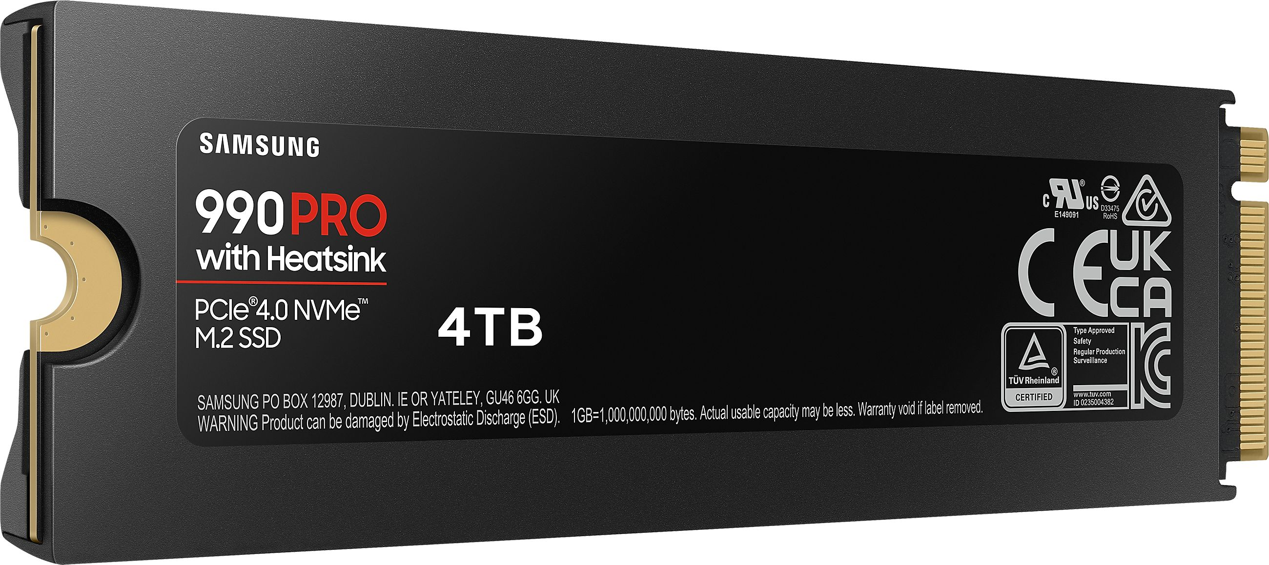 SSD накопитель SAMSUNG M.2 4TB PCIe 4.0 990PRO + радиатор (MZ-V9P4T0GW) фото 9