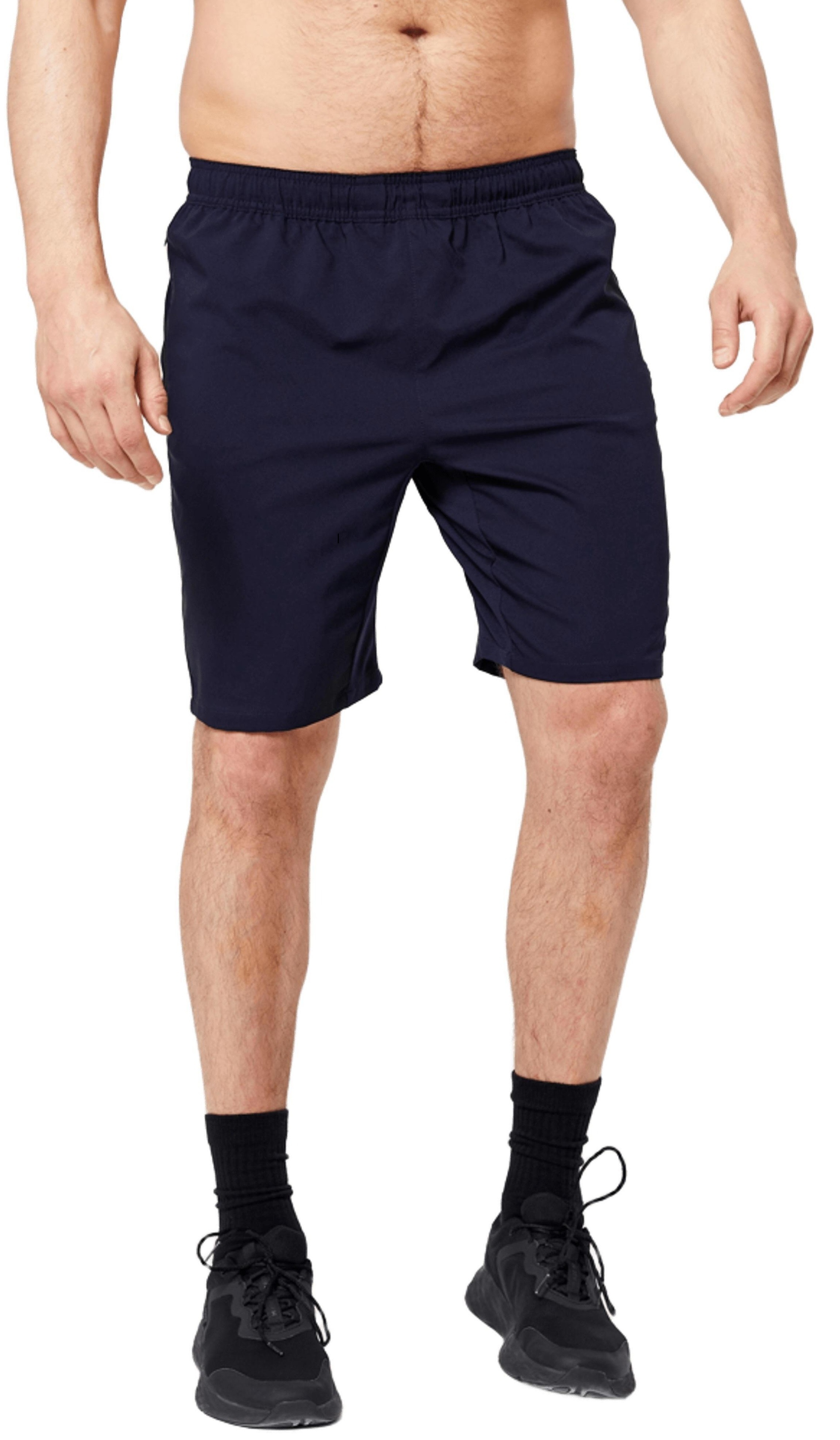 Шорты мужские для фитнеса Domyos 8600873 S темно-синие фото 