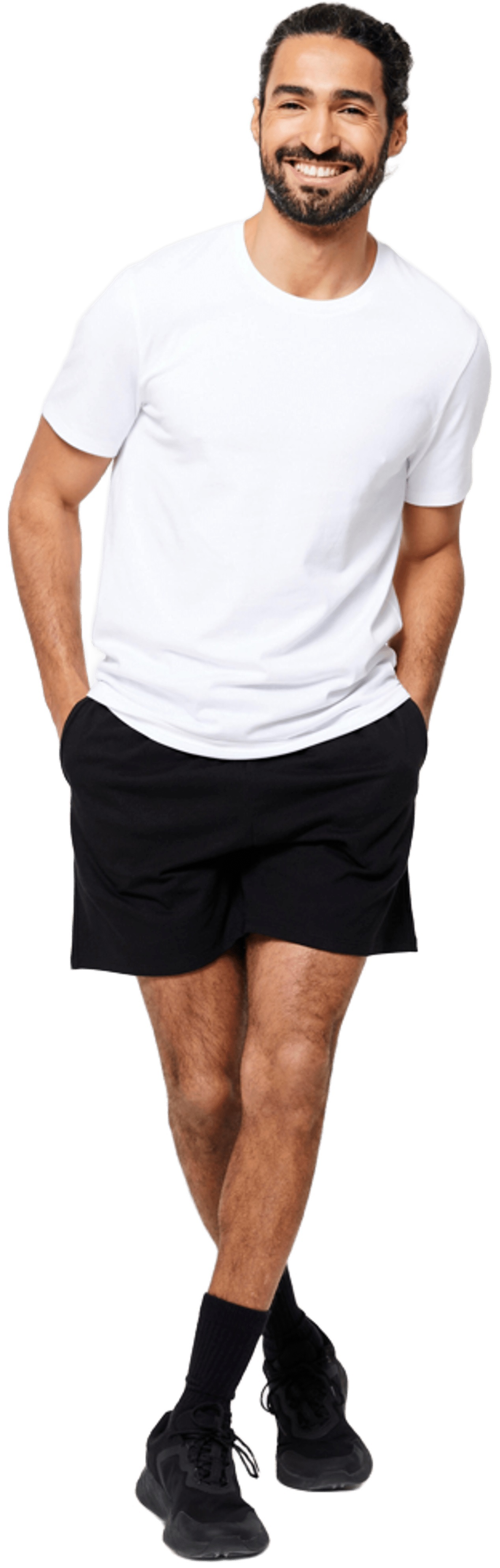 Шорты мужские для фитнеса Domyos 8601428 S черные фото 