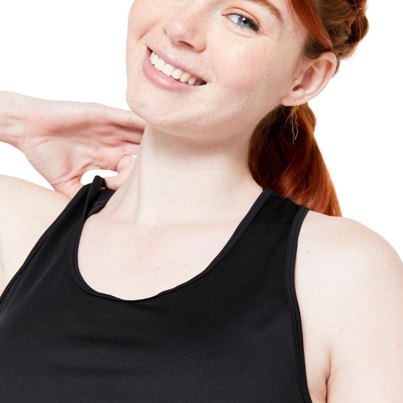 Майка жіноча Domyos 100 Basique 8797808 XS чорнафото4