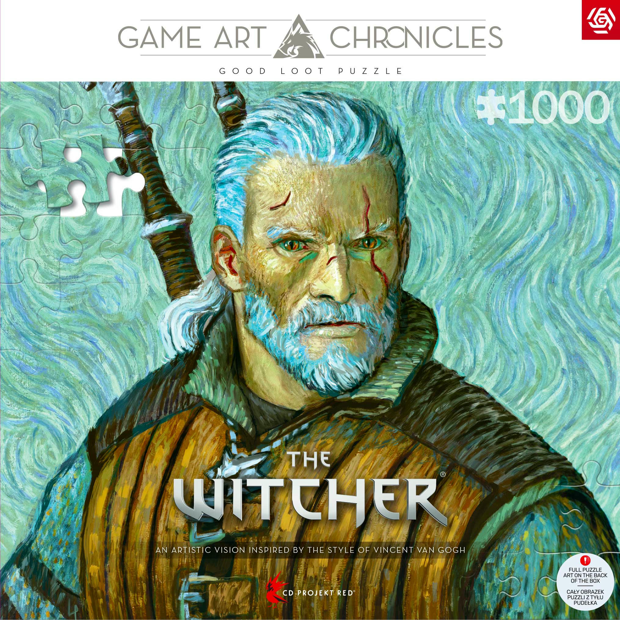 Пазл The Witcher Geralt of Rivia & Vincent van Gogh 1000 эл. (5908305247548) фото 2