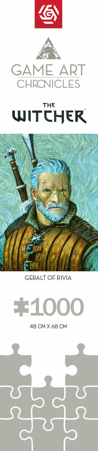 Пазл The Witcher Geralt of Rivia & Vincent van Gogh 1000 эл. (5908305247548) фото 6