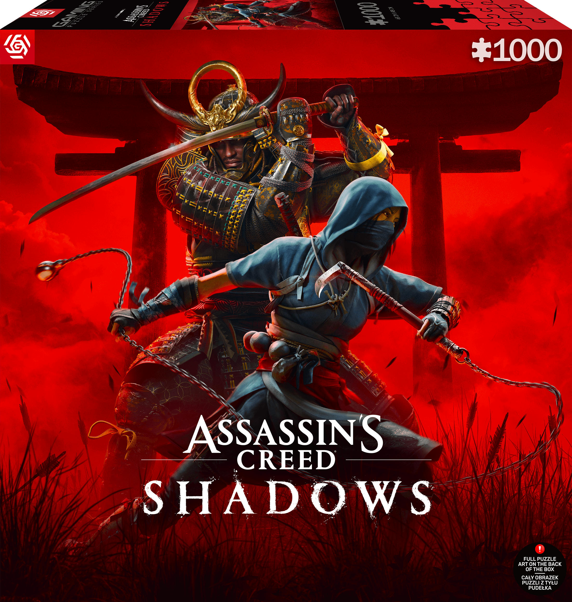 Пазл Assassin's Creed Shadows Naoe & Yasuke 1000 ел. (5908305247913)фото4