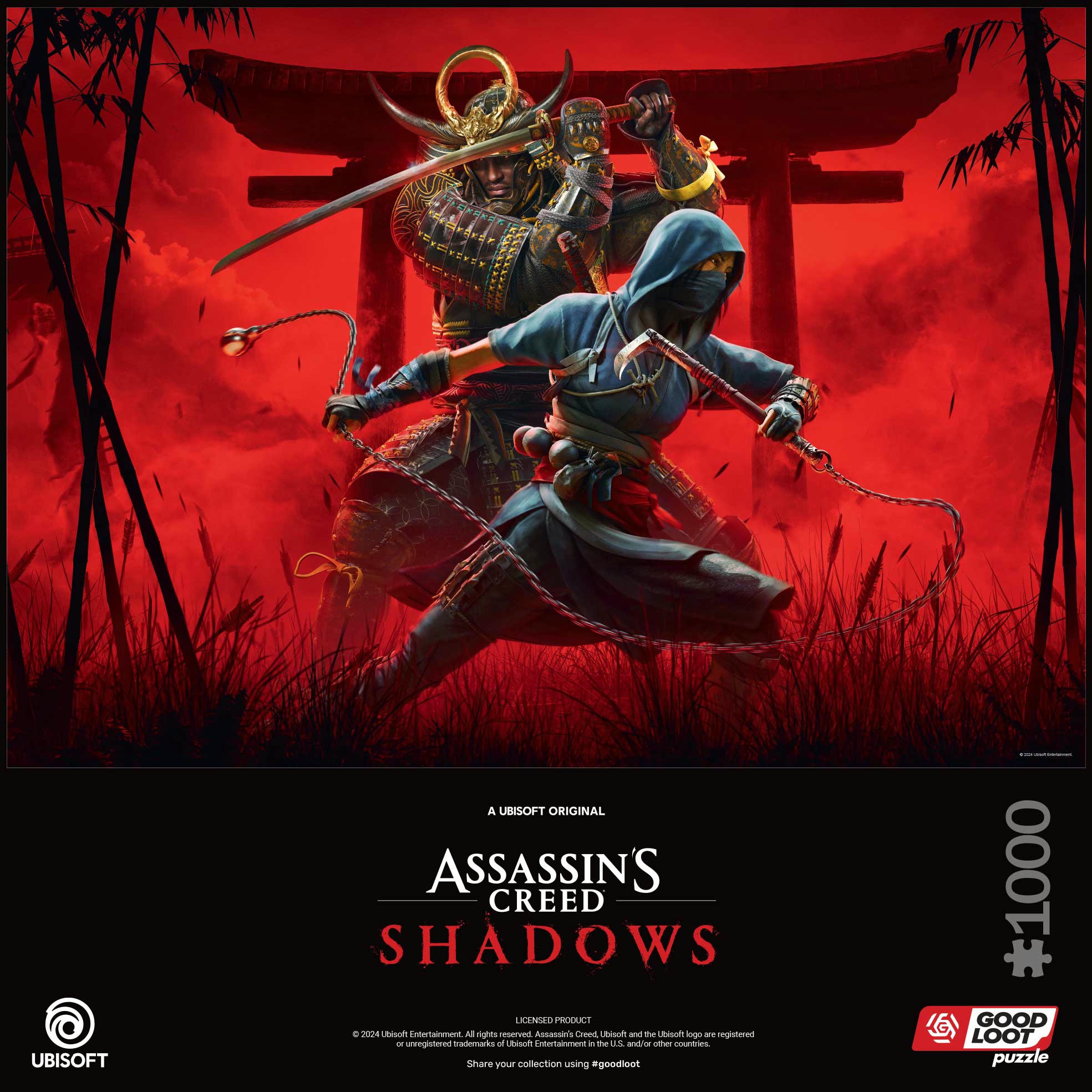 Пазл Assassin's Creed Shadows Naoe & Yasuke 1000 ел. (5908305247913)фото5