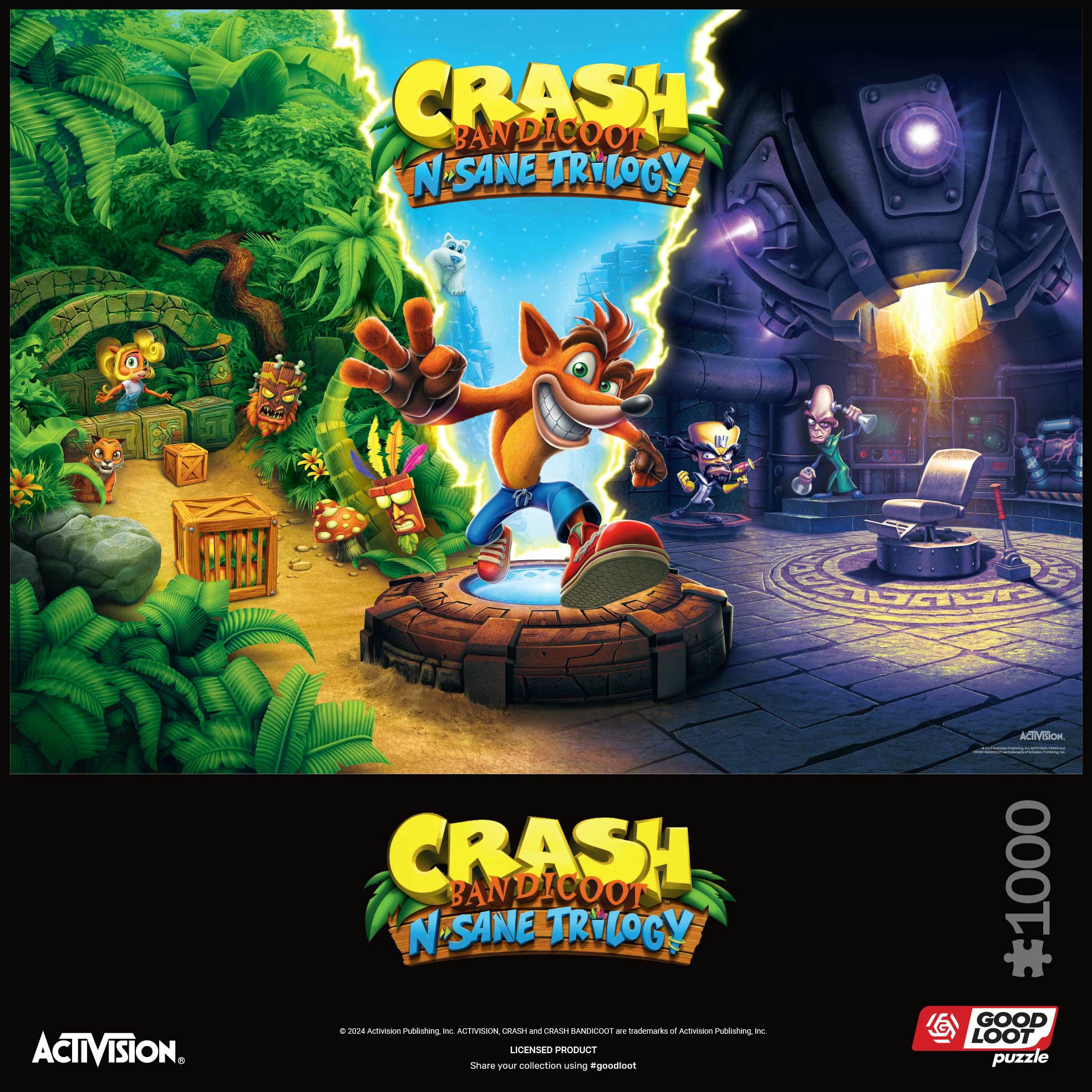 Пазл Crash Bandicoot N Sane Trilogy 1000 эл. (5908305247920) фото 5