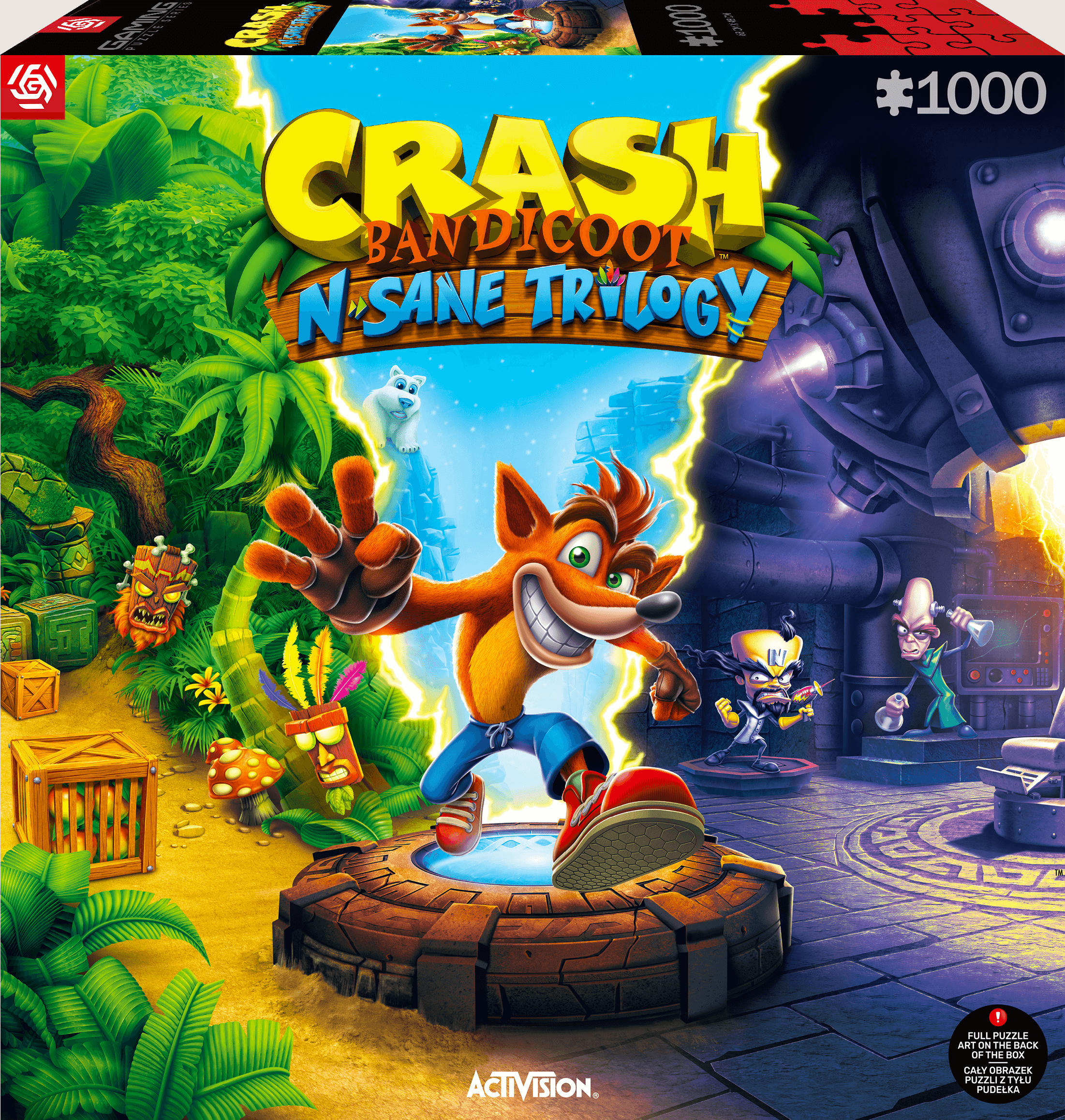 Пазл Crash Bandicoot N Sane Trilogy 1000 ел. (5908305247920)фото4