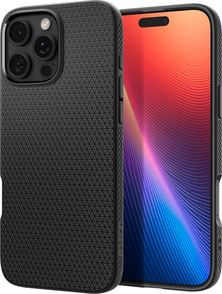 Чохол Spigen для Apple iPhone 16 Pro Max, Liquid Air, Matte Black (ACS07988)фото13