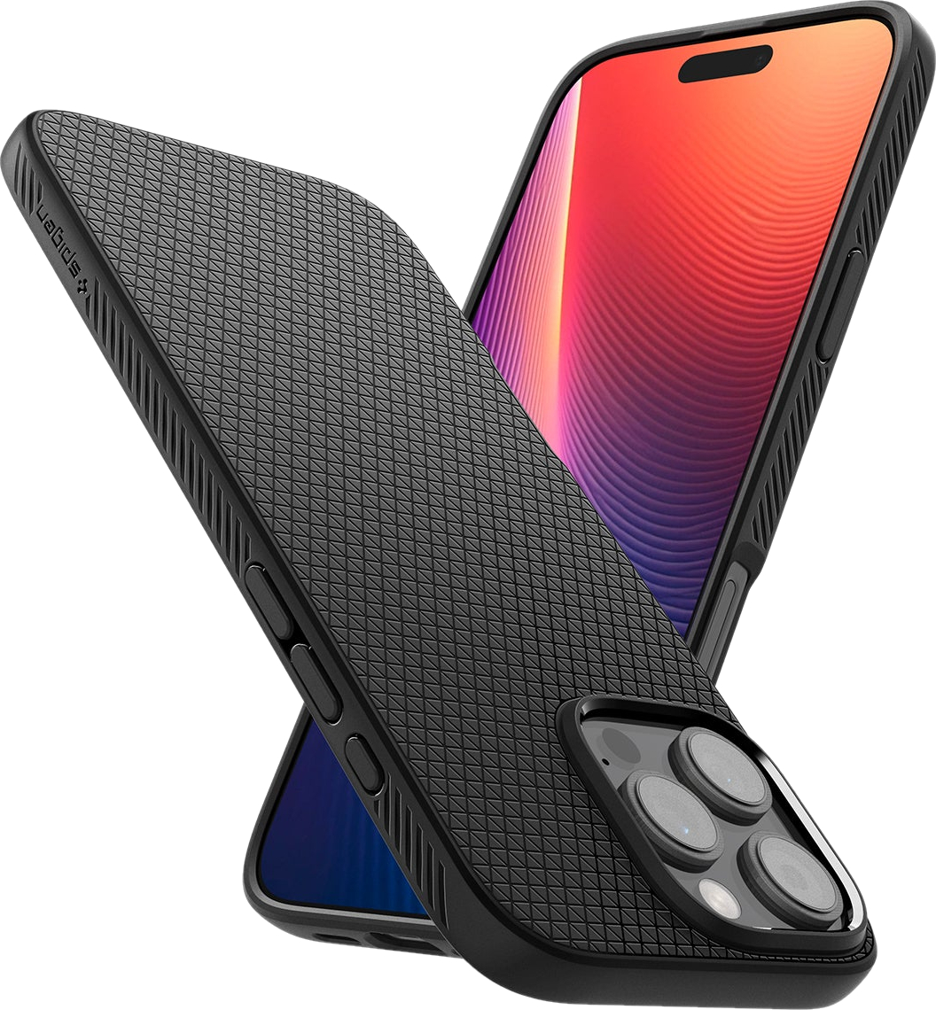 Чохол Spigen для Apple iPhone 16 Pro Max, Liquid Air, Matte Black (ACS07988)фото14