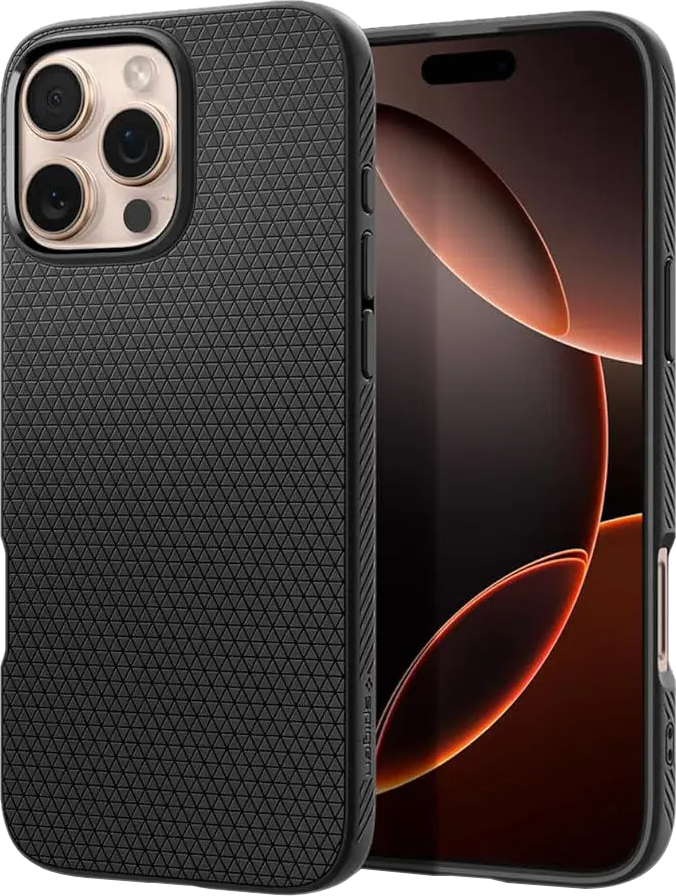 Чохол Spigen для Apple iPhone 16 Pro Max, Liquid Air, Matte Black (ACS07988)фото12