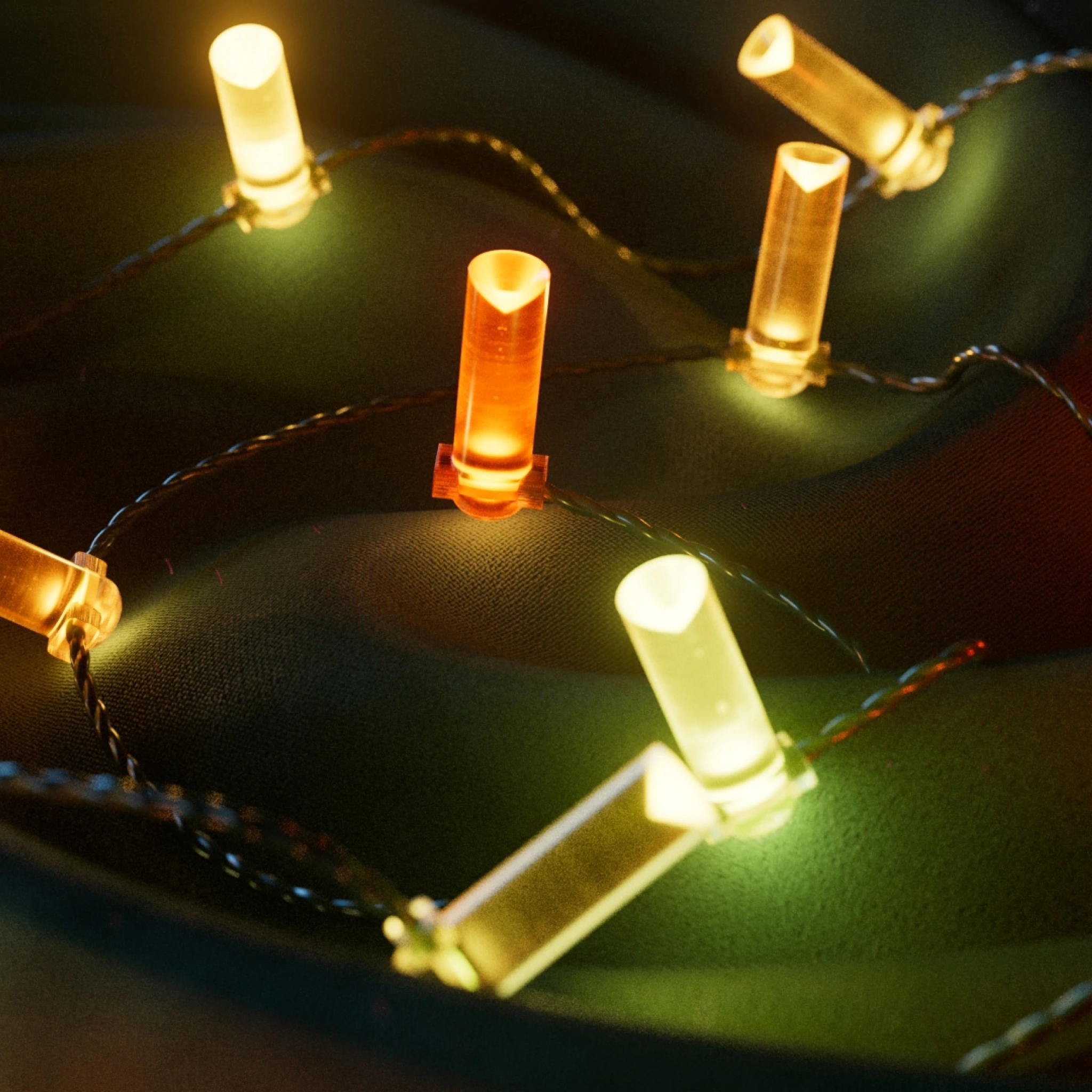 Smart LED Гирлянда Twinkly Strings USB 200 Candle-shaped RGB LEDs, Clear Wire, USB-C (TWKC200RGB-T) фото 9
