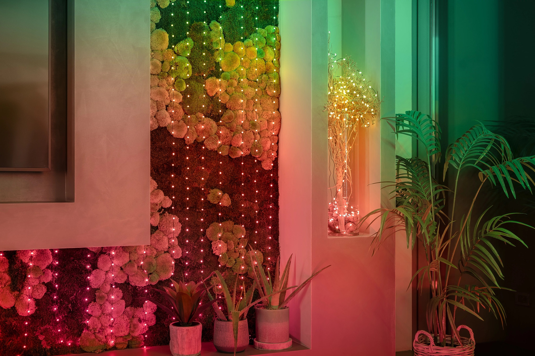 Smart LED Гирлянда Twinkly Strings USB 100 Pearl-shaped RGB LEDs, Clear Wire, USB-C (TWKP100RGB-T) фото 7