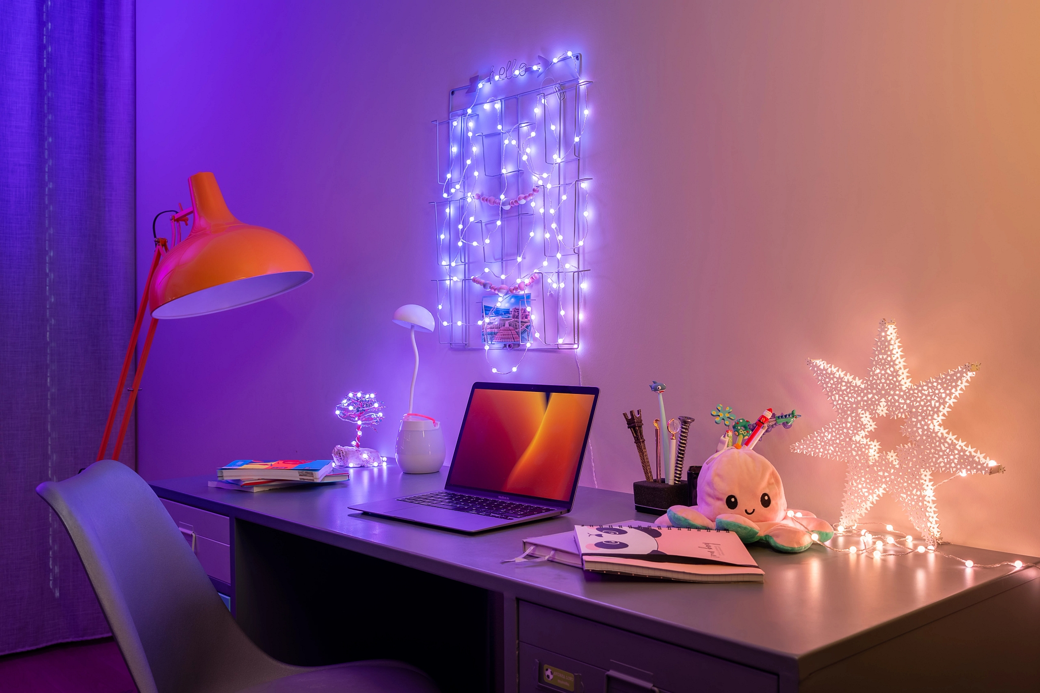 Smart LED Гирлянда Twinkly Strings USB 100 Pearl-shaped RGB LEDs, Clear Wire, USB-C (TWKP100RGB-T) фото 8