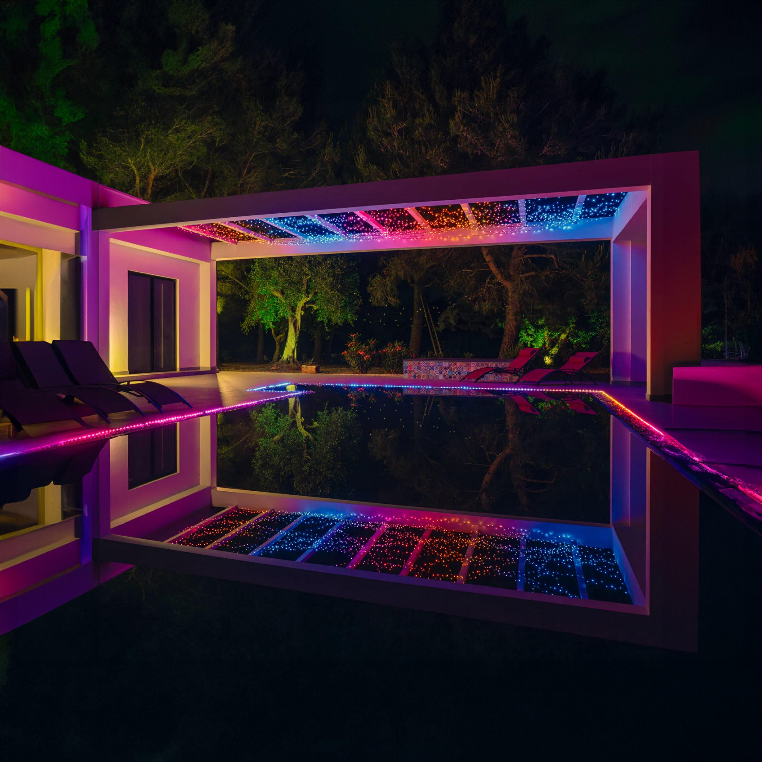 Smart LED Гірлянда Twinkly Dots 200 RGB LED Lights String, Clear Wire, Plug (TWD200STP-TEU)фото