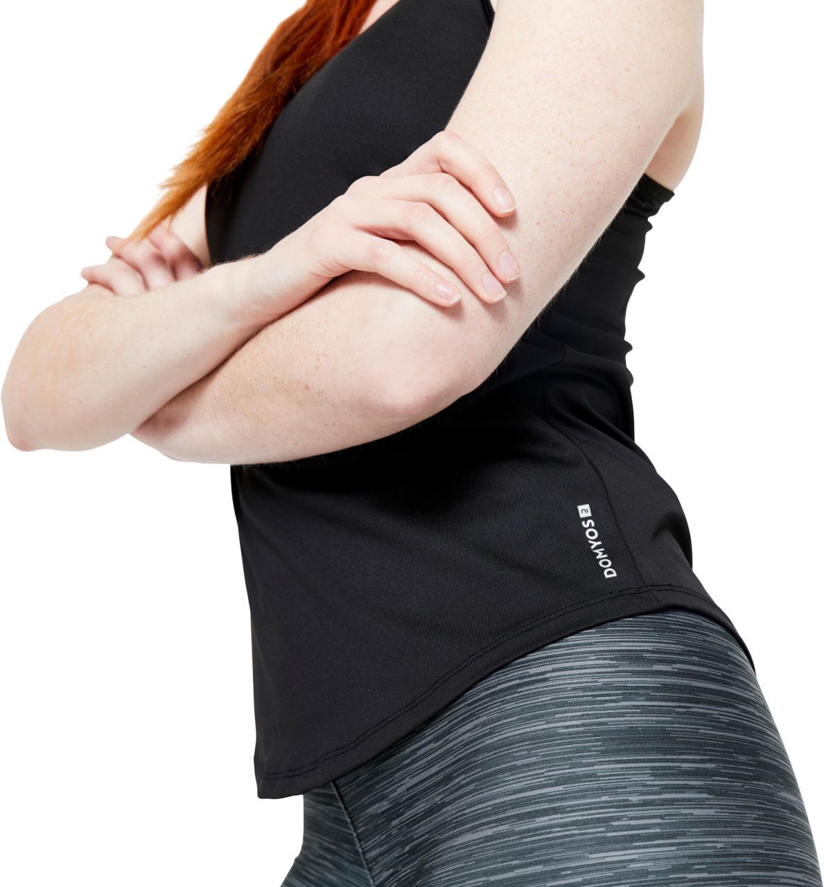 Майка жіноча Domyos 100 Basique 8797808 XL чорнафото