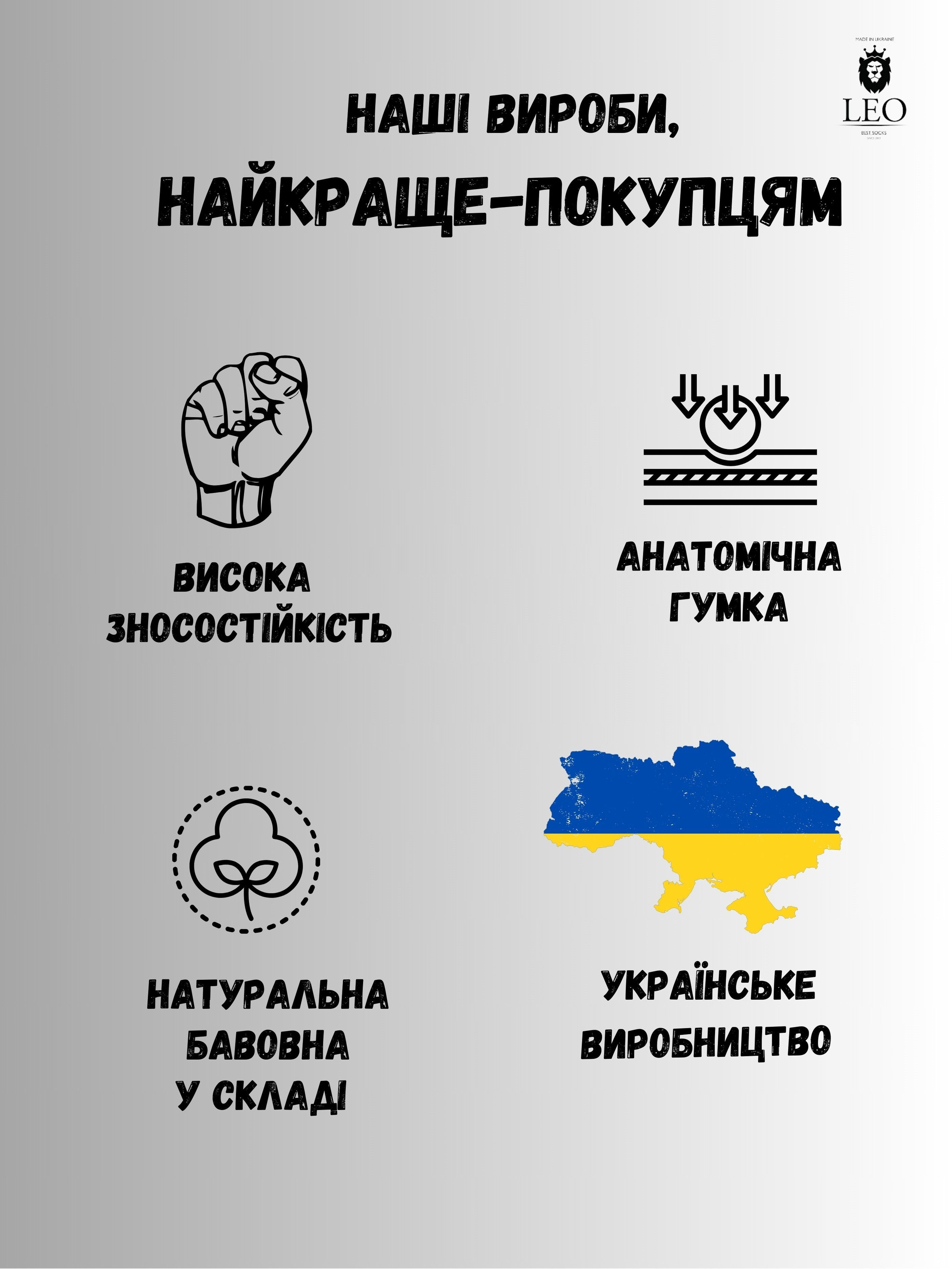 Набір чоловічих шкарпеток Лео Теніс Преміум_3 40-45 3 пари чорні/білі/сіріфото5