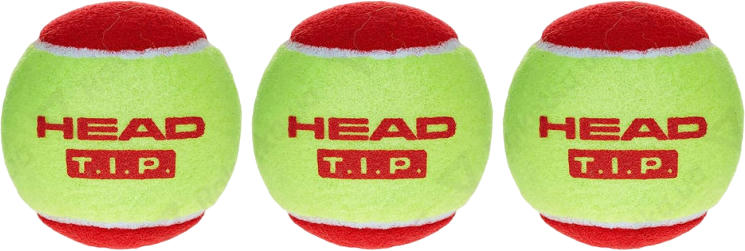 Мячи для тенниса HEAD ( 578113 ) 3B HEAD TIP red - 4DZ 2020 фото 2