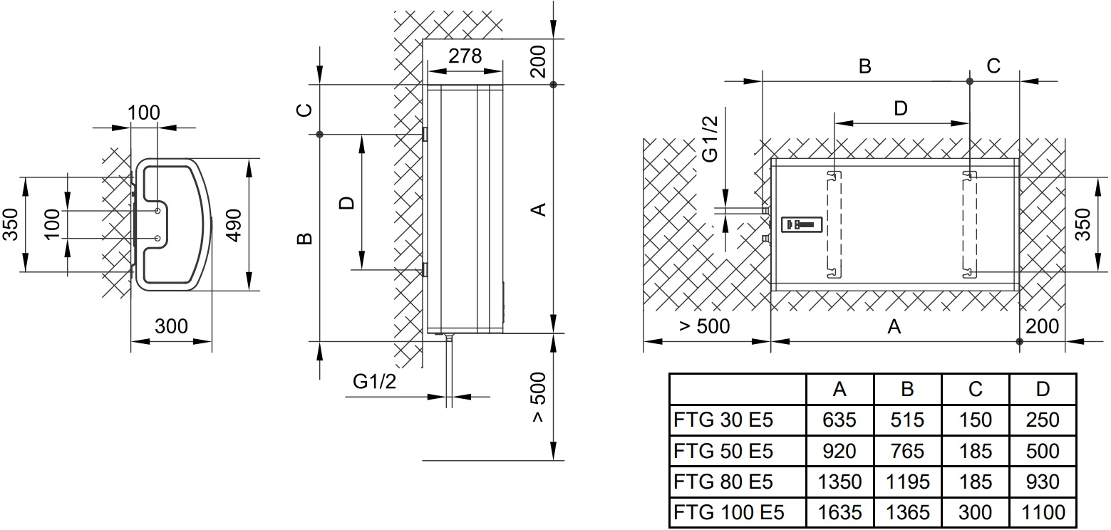 Бойлер TIKI FTG50E5SUPR_TIKI фото 2