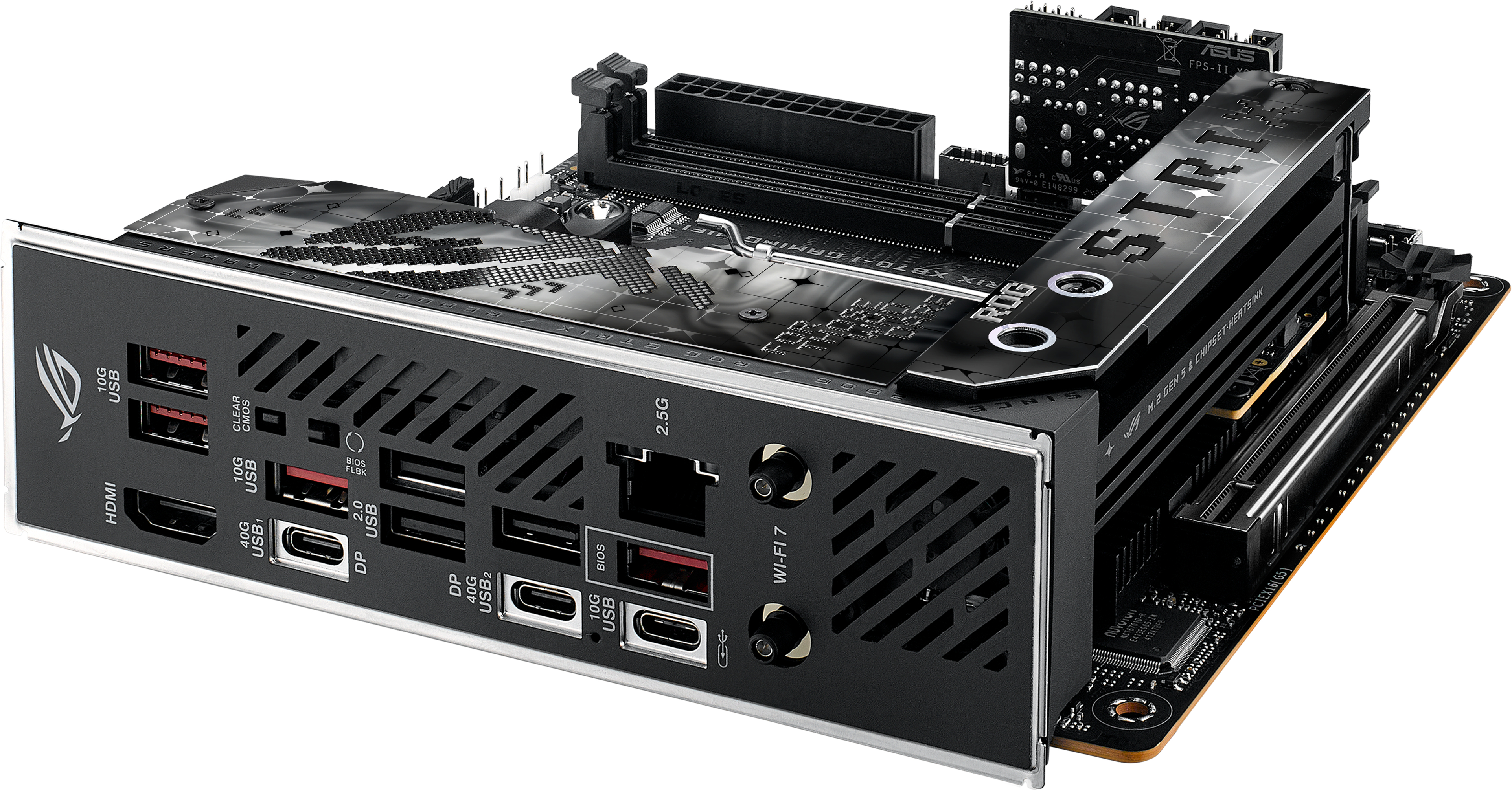 Материнcкая плата ASUS ROG STRIX X870-I GAMING WIFI sAM5 (90MB1IW0-M0EAY0) фото 