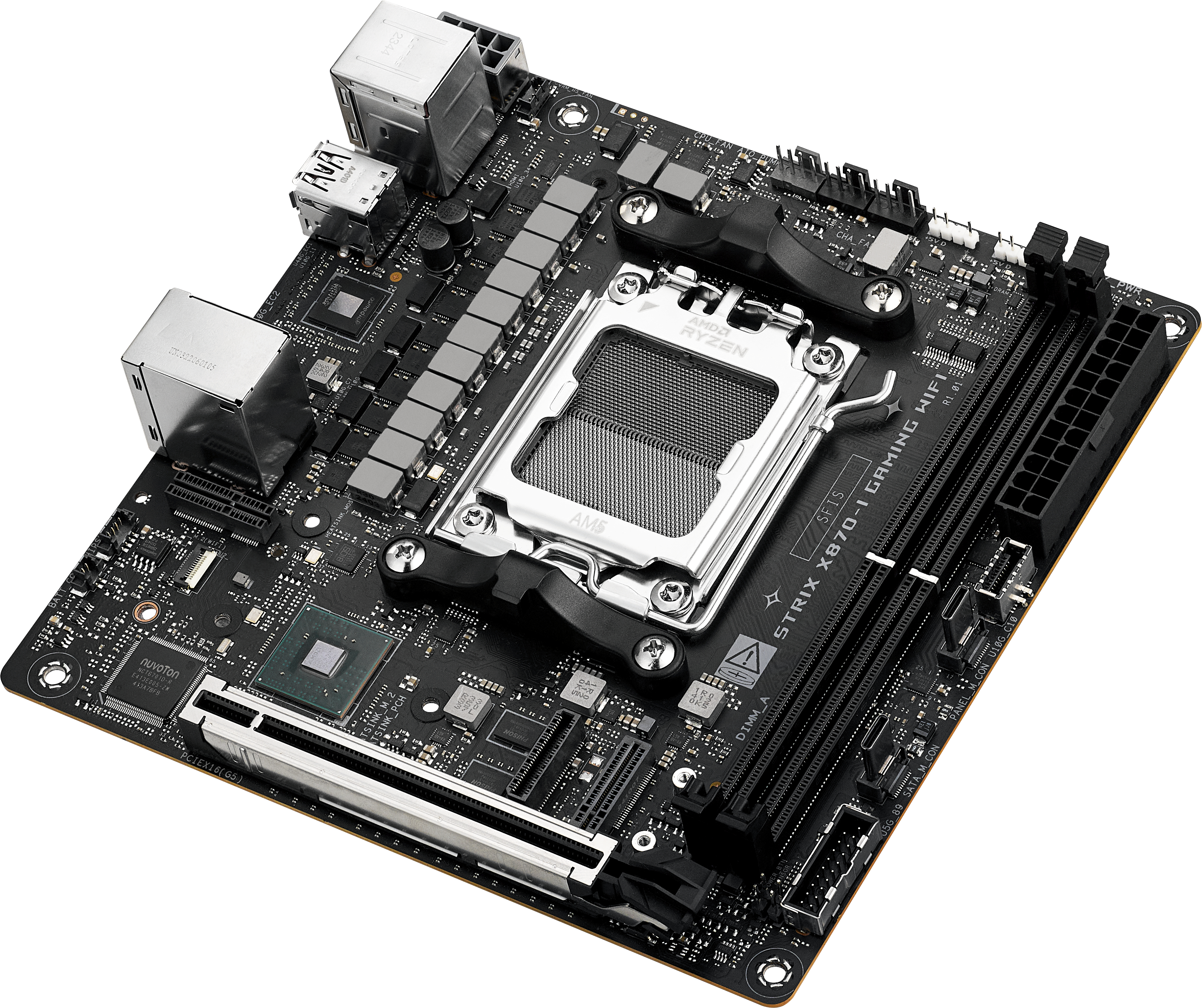 Материнcкая плата ASUS ROG STRIX X870-I GAMING WIFI sAM5 (90MB1IW0-M0EAY0) фото 