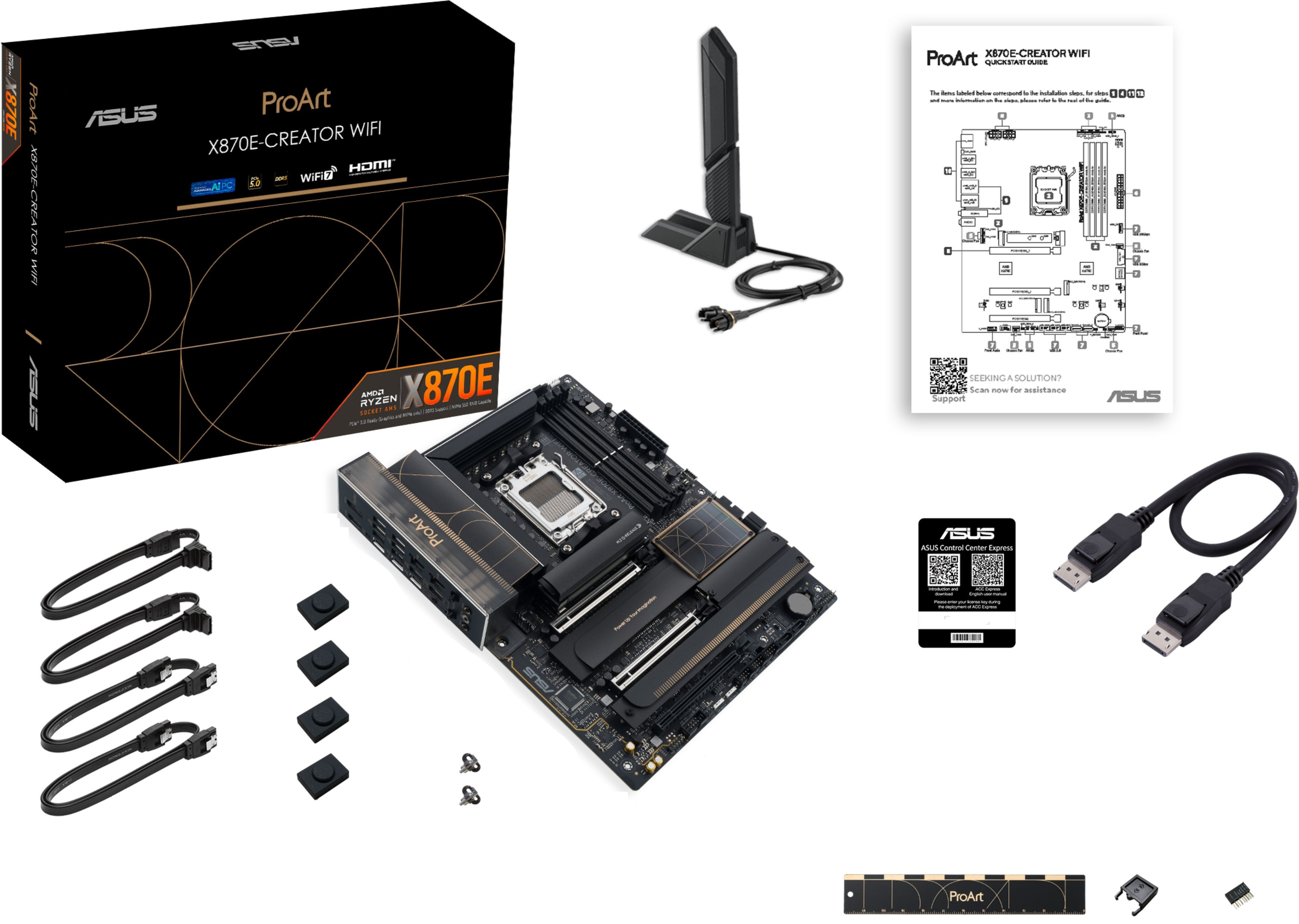 Материнcкая плата ASUS PROART X870E-CREATOR WIFI sAM5 (90MB1IG0-M0EAY0) фото 