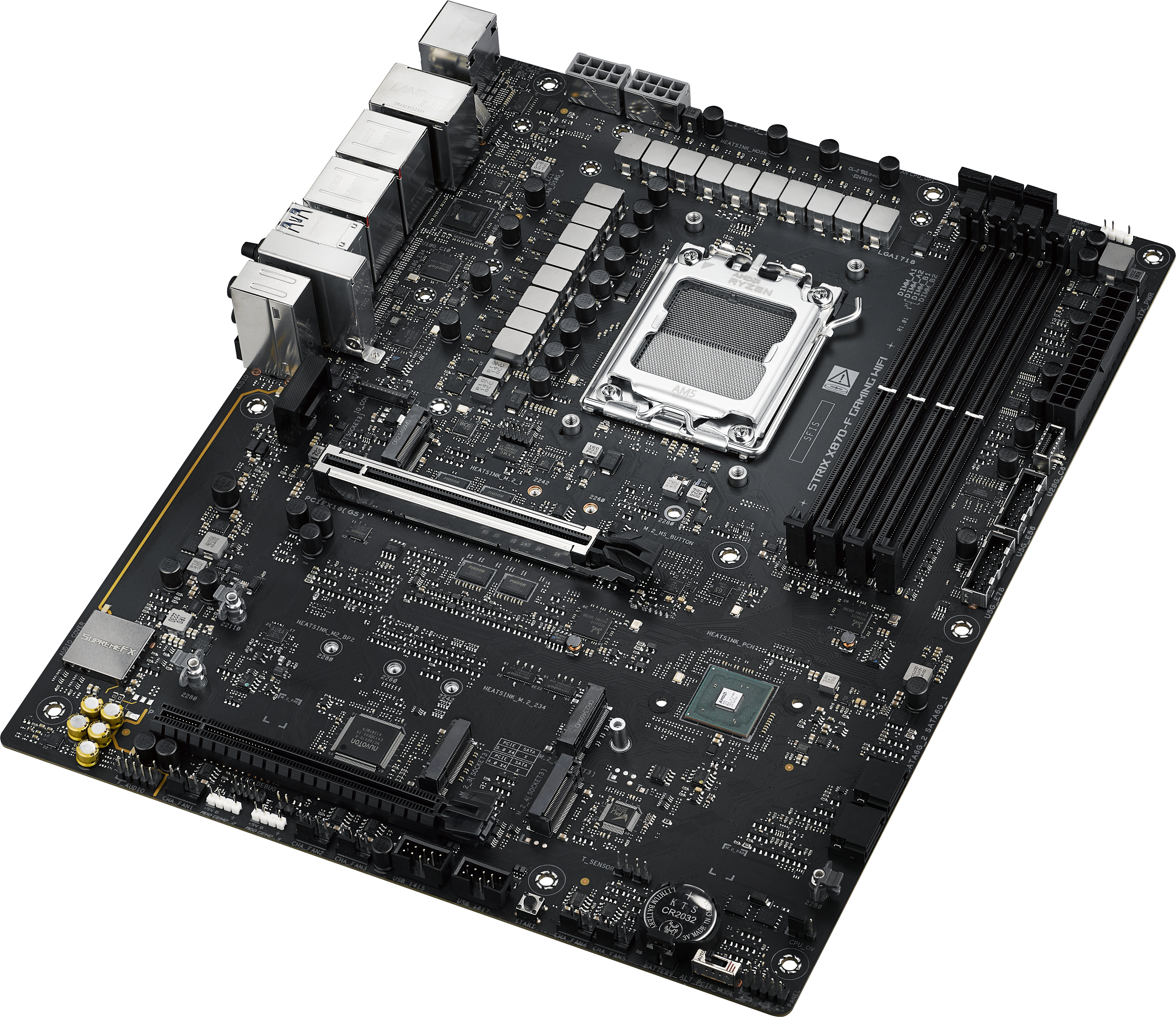 Материнcкая плата ASUS ROG STRIX X870-F GAMING WIFI sAM5 (90MB1IV0-M0EAY0) фото 