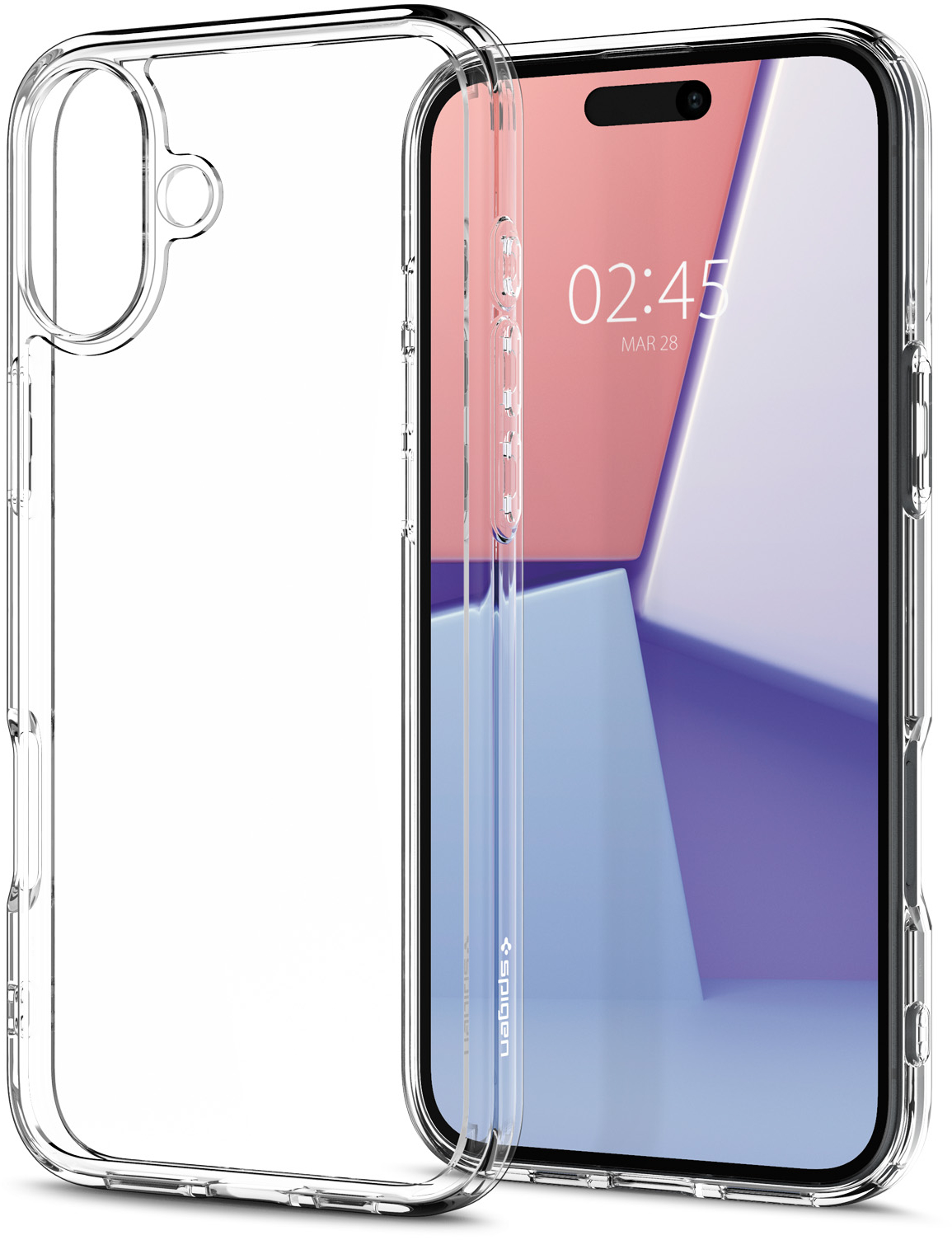 Чехол Spigen для Apple iPhone 16, Ultra Hybrid, Crystal Clear (ACS08197) фото 7