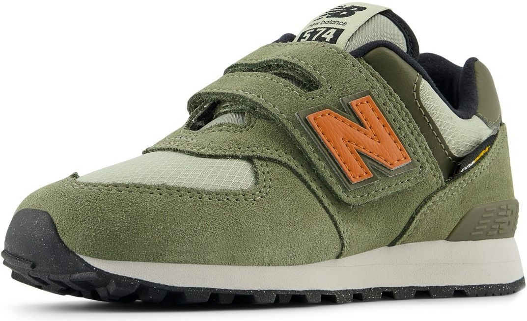 Кроссовки детские New Balance 574 PV574SOF 33 (1.5 US) хаки фото 4