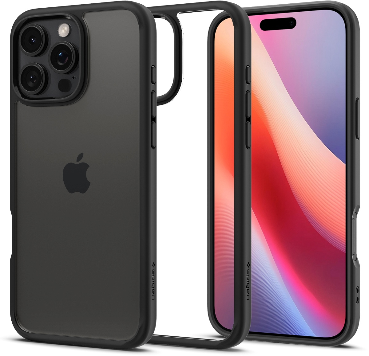 Чехол Spigen для Apple iPhone 16 Pro, Ultra Hybrid, Matte Black (ACS08125) фото 7