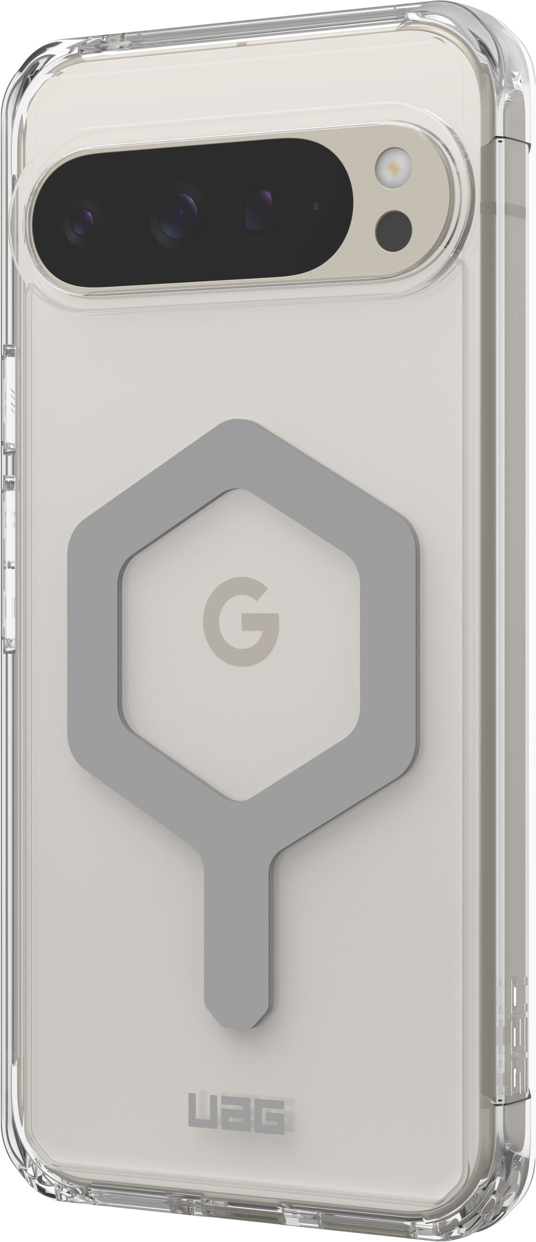 Чехол UAG для Google Pixel 9 Pro XL, Plyo Pro Magnetic, Ice/Silver (614456114333) фото 3