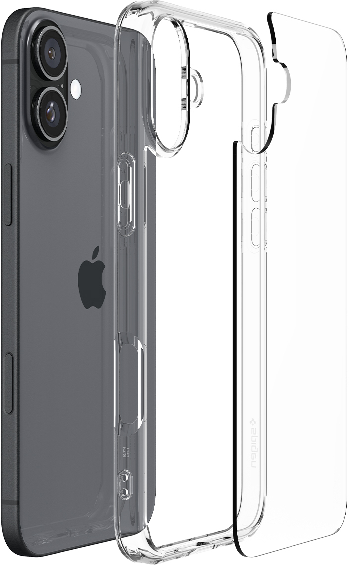 Чехол Spigen для Apple iPhone 16 Plus, Ultra Hybrid, Crystal Clear (ACS08069) фото 11