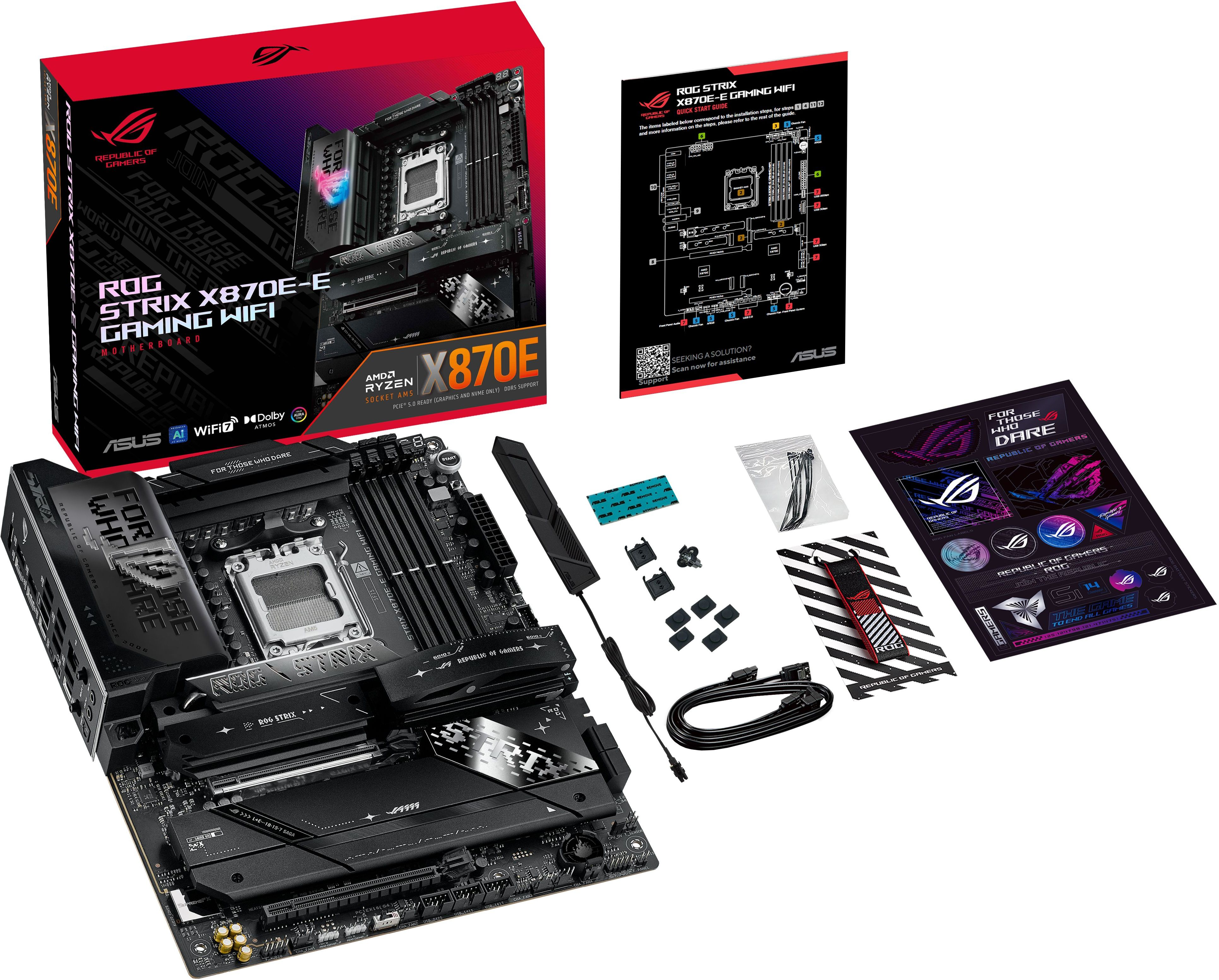 Материнcкая плата ASUS ROG STRIX X870E-E GAMING WIFI (90MB1IB0-M0EAY0) фото 