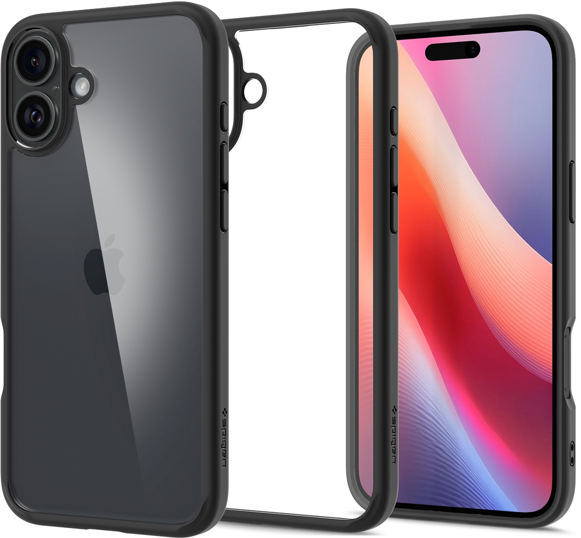 Чохол Spigen для Apple iPhone 16, Ultra Hybrid, Matte Black (ACS08201)фото7