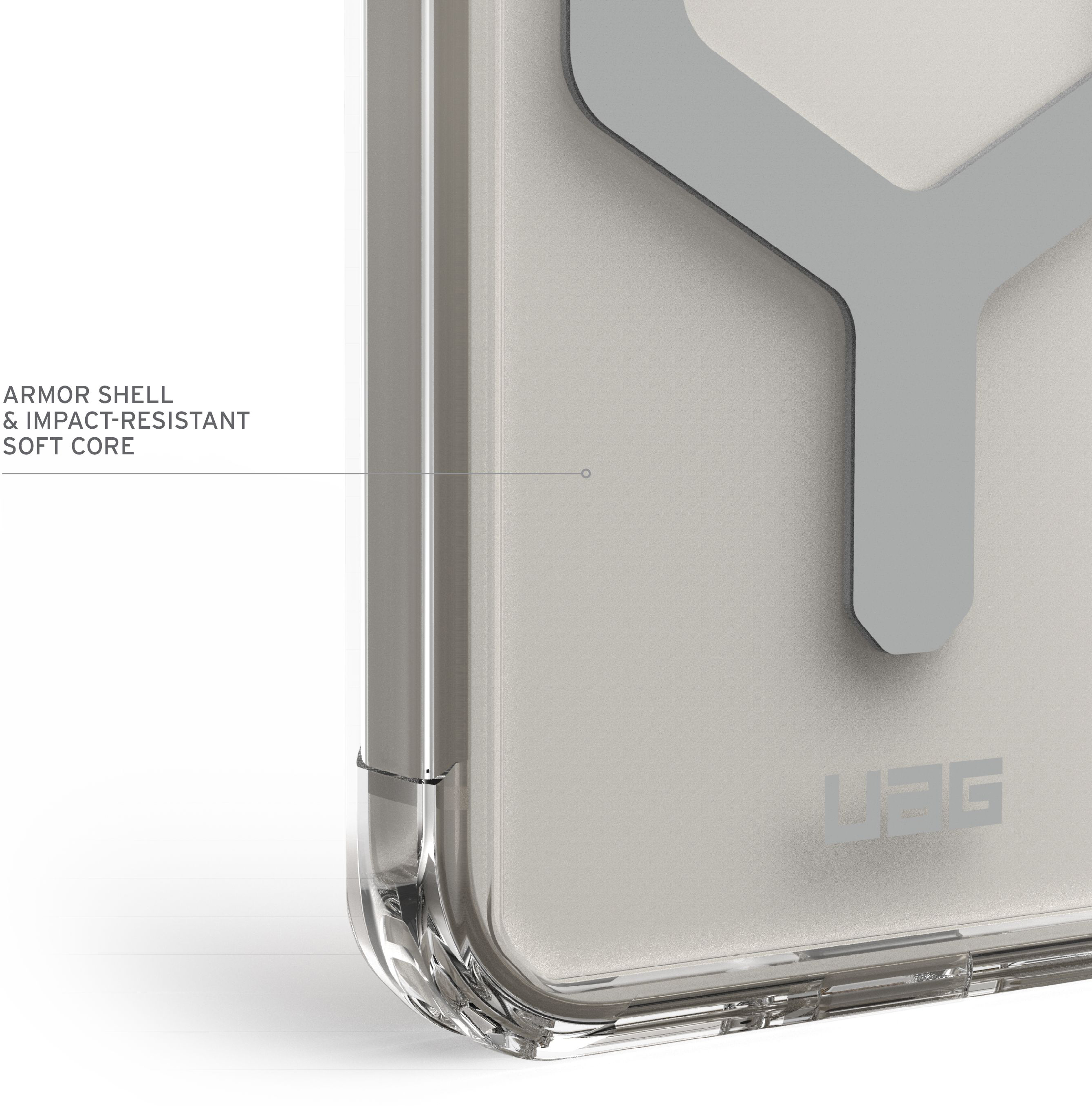 Чехол UAG для Google Pixel 9 Pro, Plyo Pro Magnetic, Ice/Silver (614458114333) фото 11