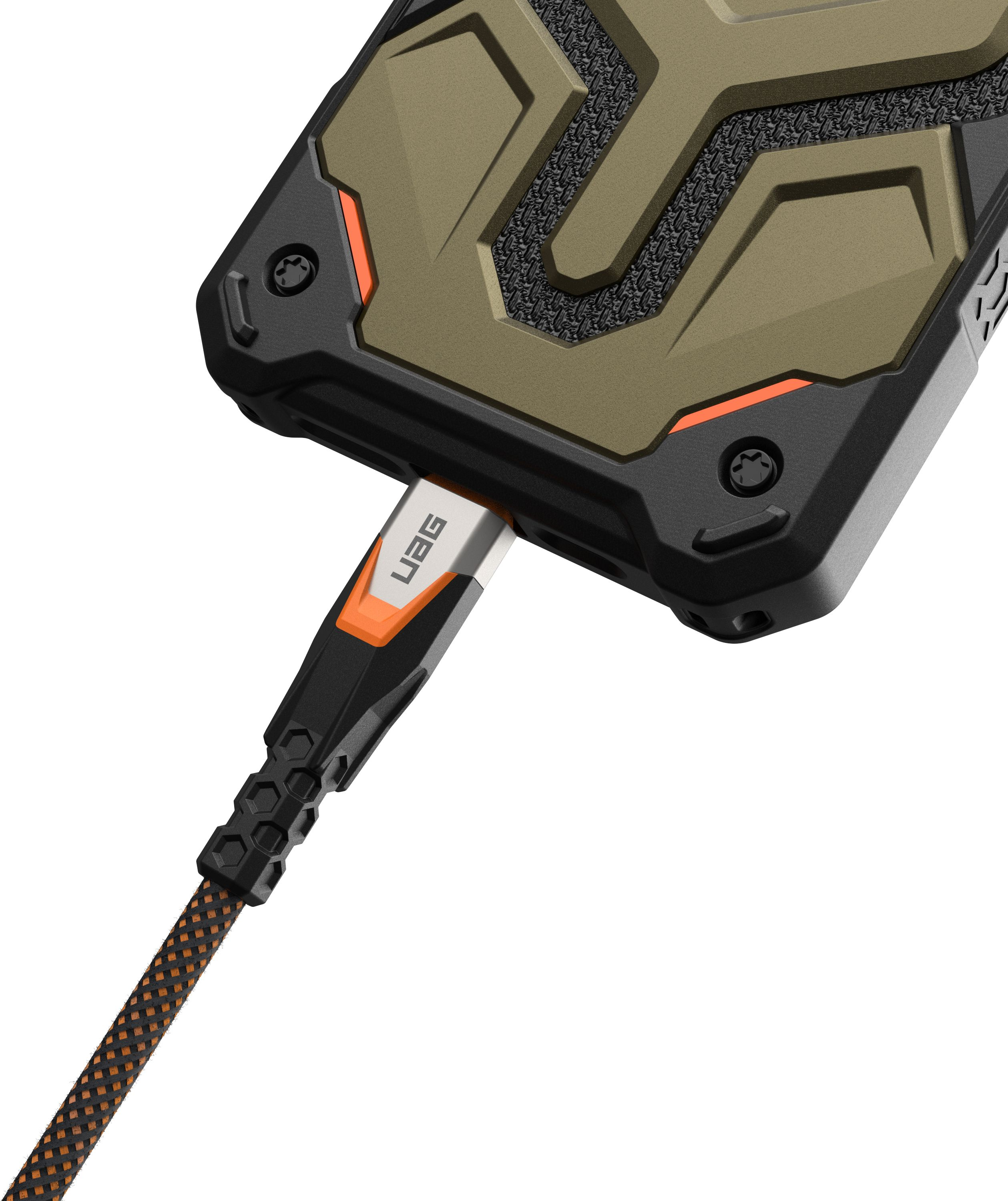 Кабель UAG Type-C - Type-C Data/Charge 0.75м 240Вт Rugged Double Braided Nylon (9B4415114097)фото9