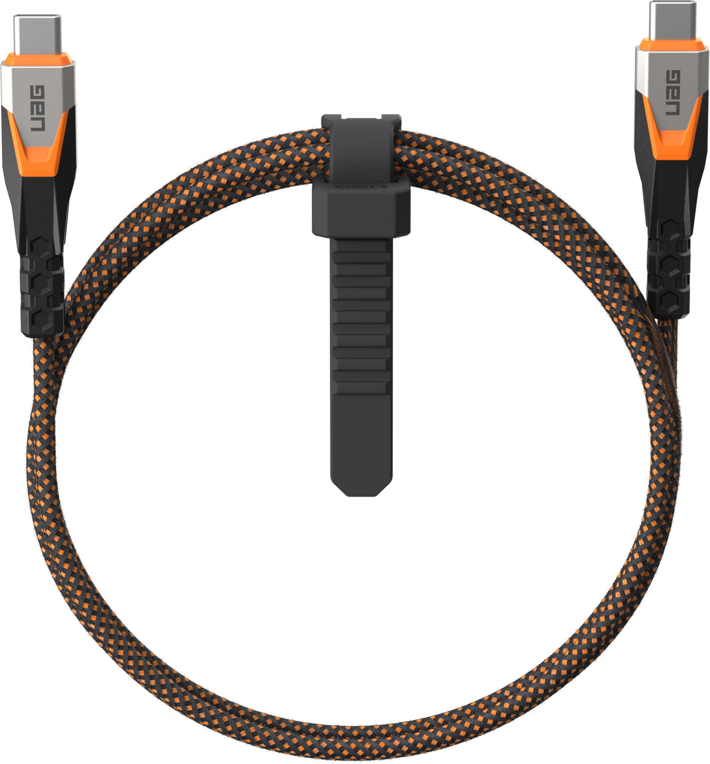 Кабель UAG Type-C - Type-C Data/Charge 0.75м 240Вт Rugged Double Braided Nylon (9B4415114097)фото