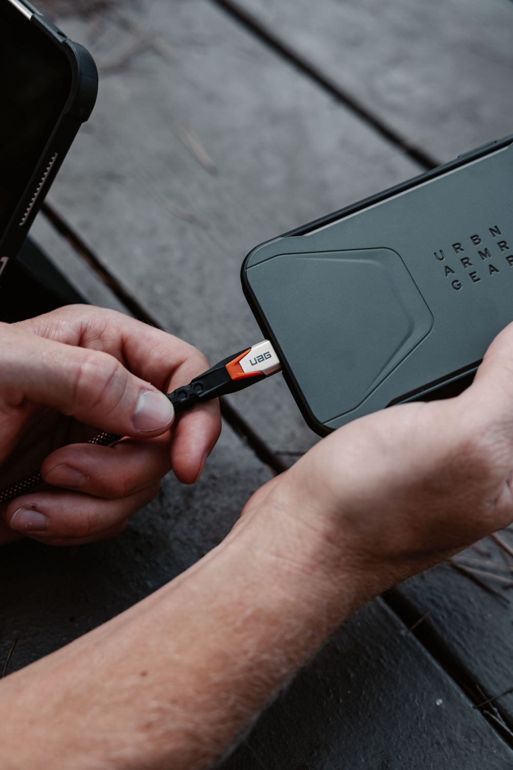 Кабель UAG Type-C - Type-C Data/Charge 0.75м 240Вт Rugged Double Braided Nylon (9B4415114097)фото