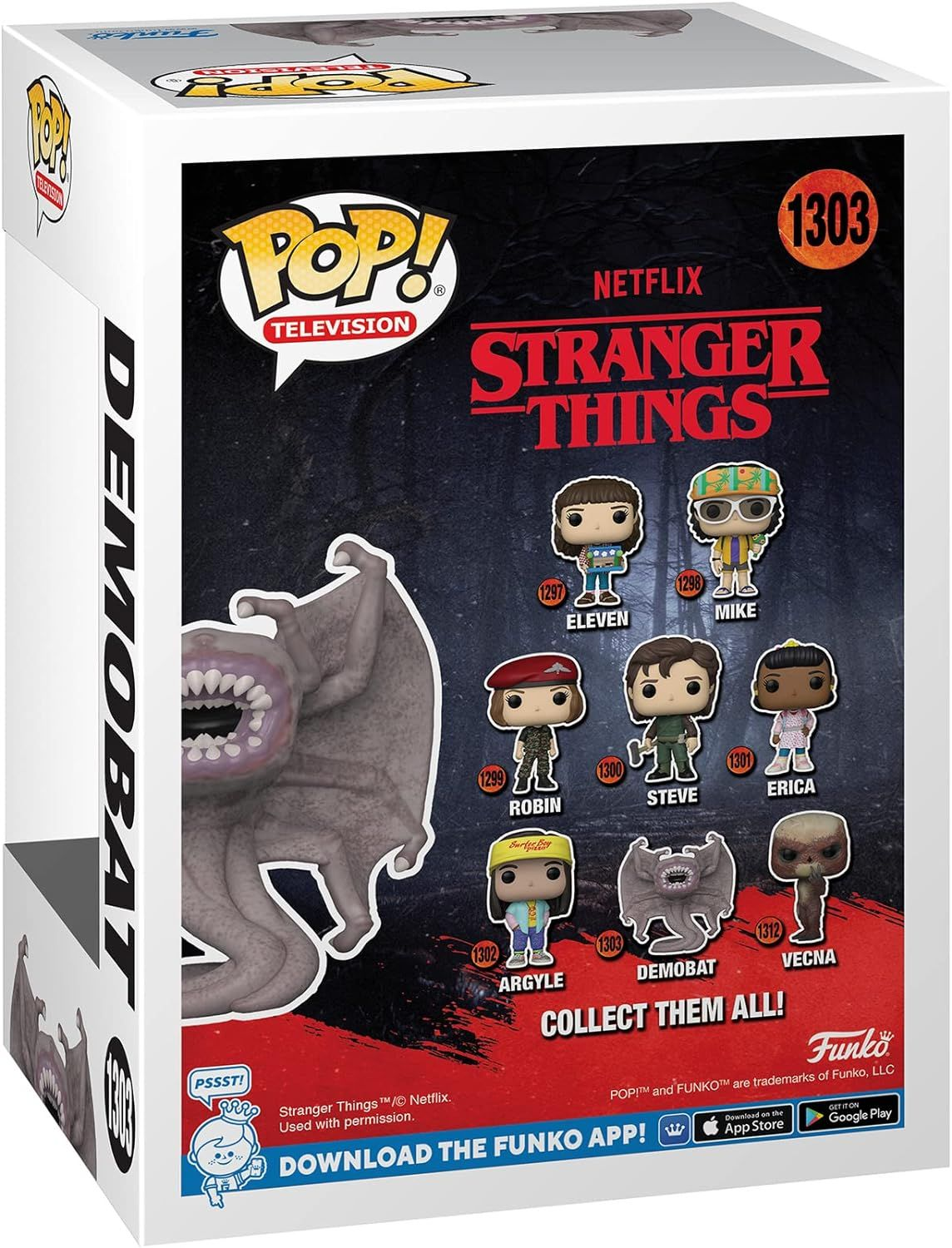 Колекційна фігурка Funko POP! Stranger Things S4: Demo-bat (5908305241645)фото3