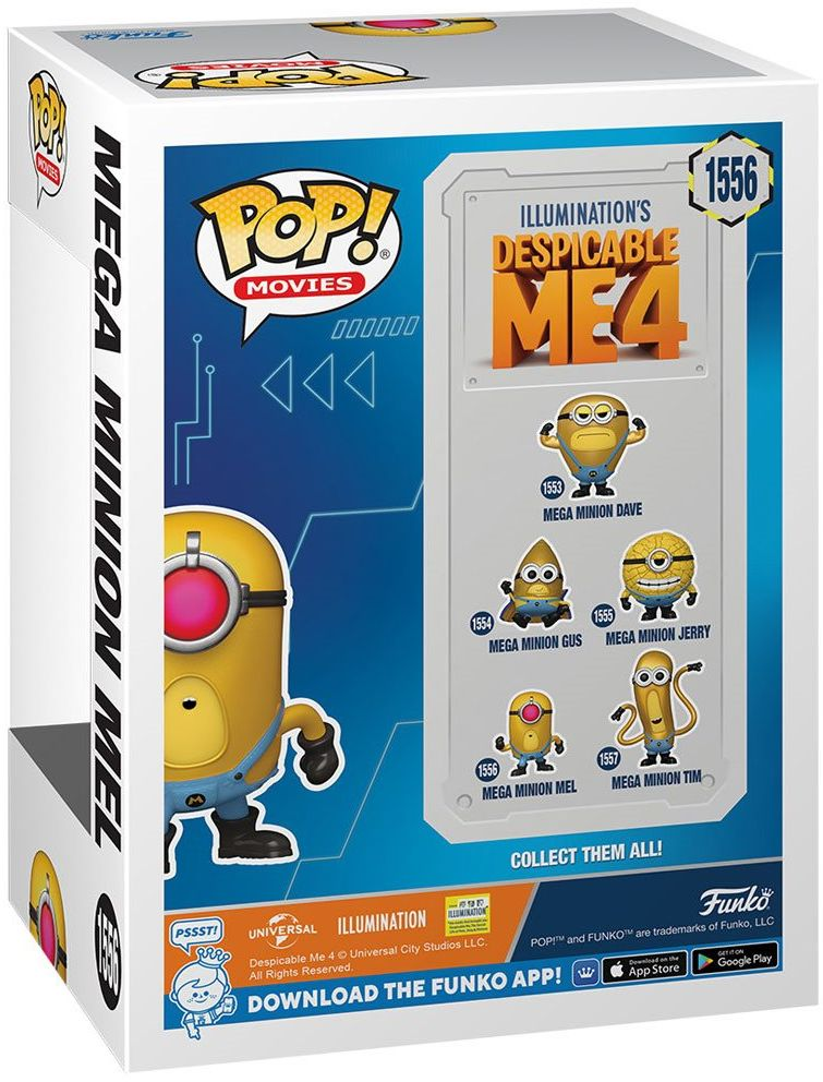 Колекційна фігурка Funko POP! Despicable Me 4: Mega Minion Mel (5908305248347)фото3