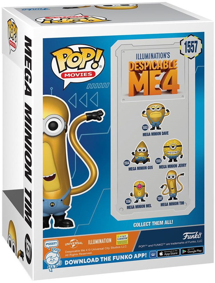 Колекційна фігурка Funko POP! Despicable Me 4: Mega Minion Tim (5908305248385)фото3