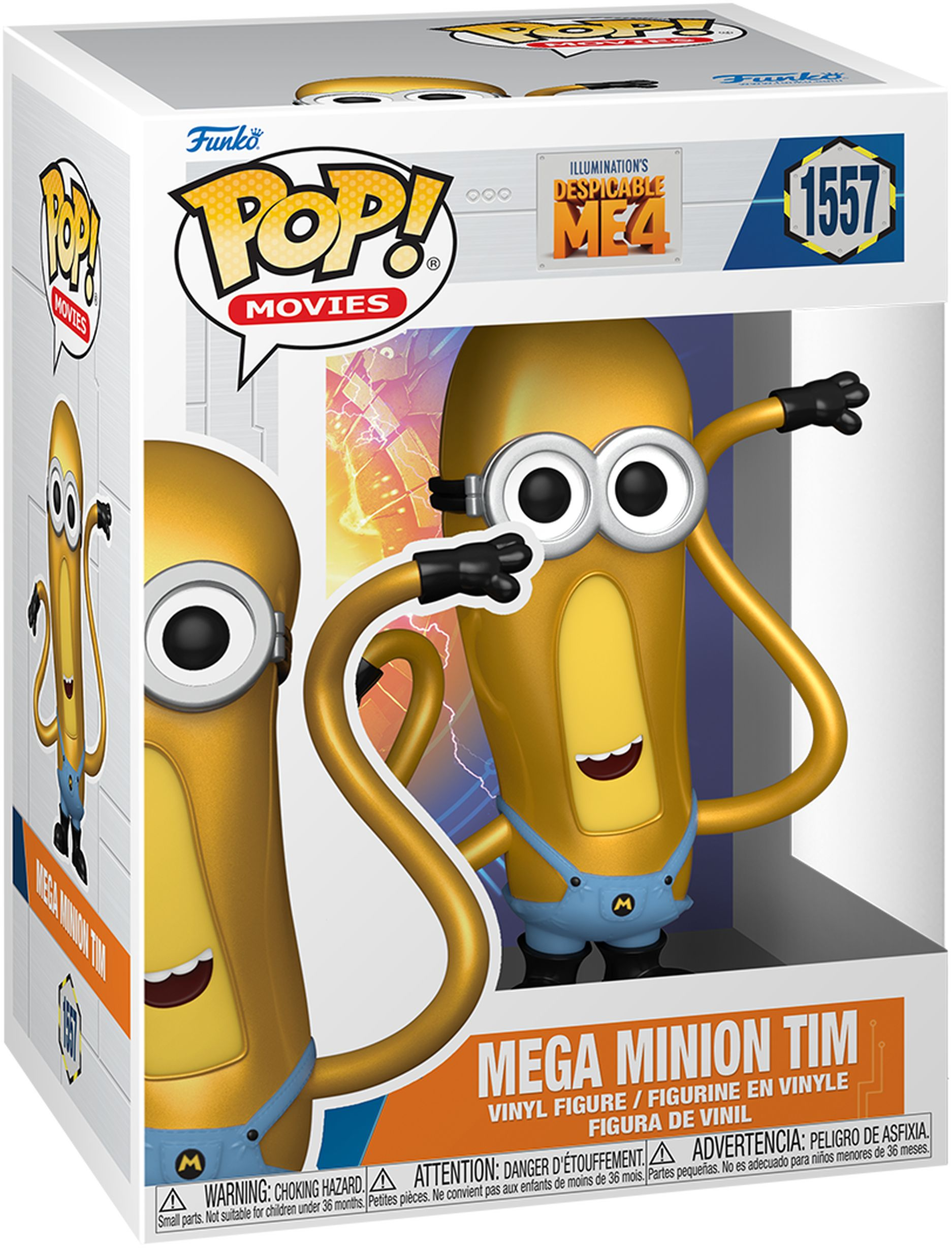 Колекційна фігурка Funko POP! Despicable Me 4: Mega Minion Tim (5908305248385)фото2