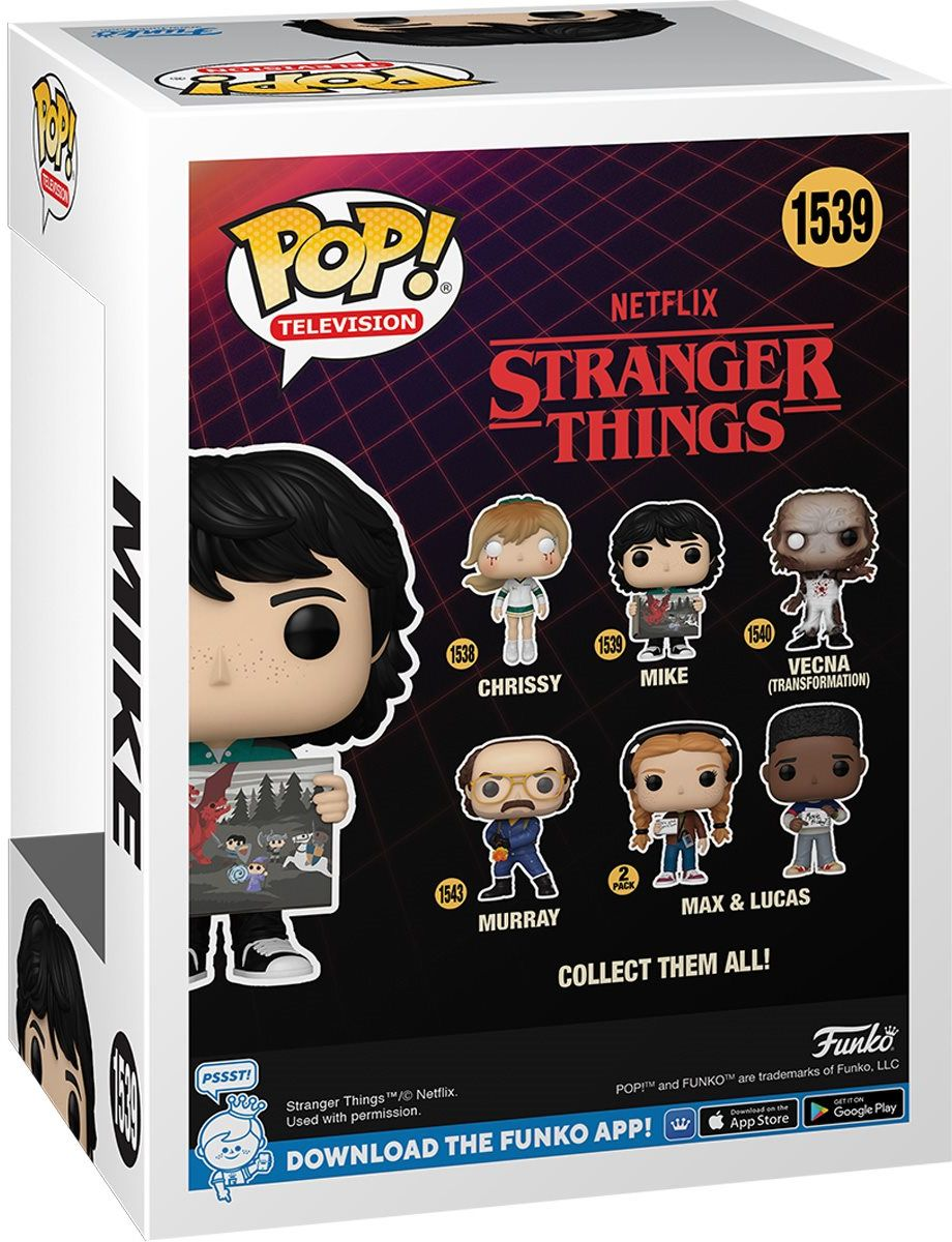 Коллекционная фигурка Funko POP! Stranger Things S4: Mike w/Will's Painting (5908305249474) фото 3