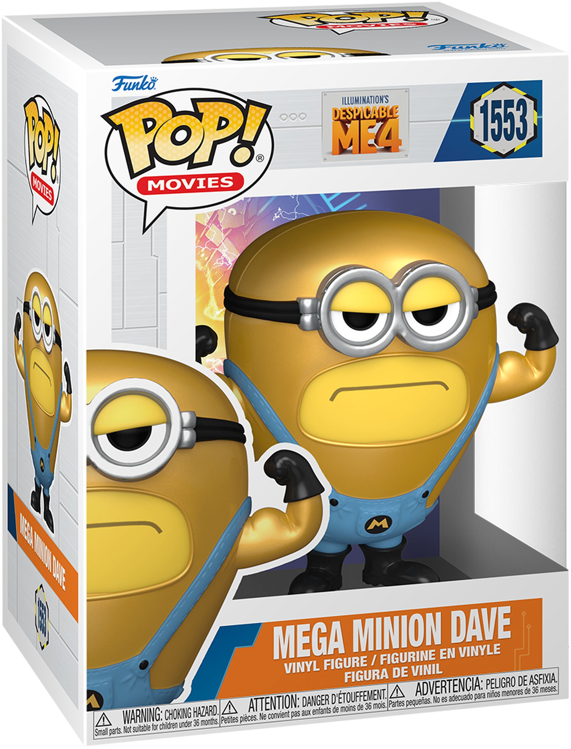 Колекційна фігурка Funko POP! Despicable Me 4: Mega Minion Dave (5908305248354)фото2