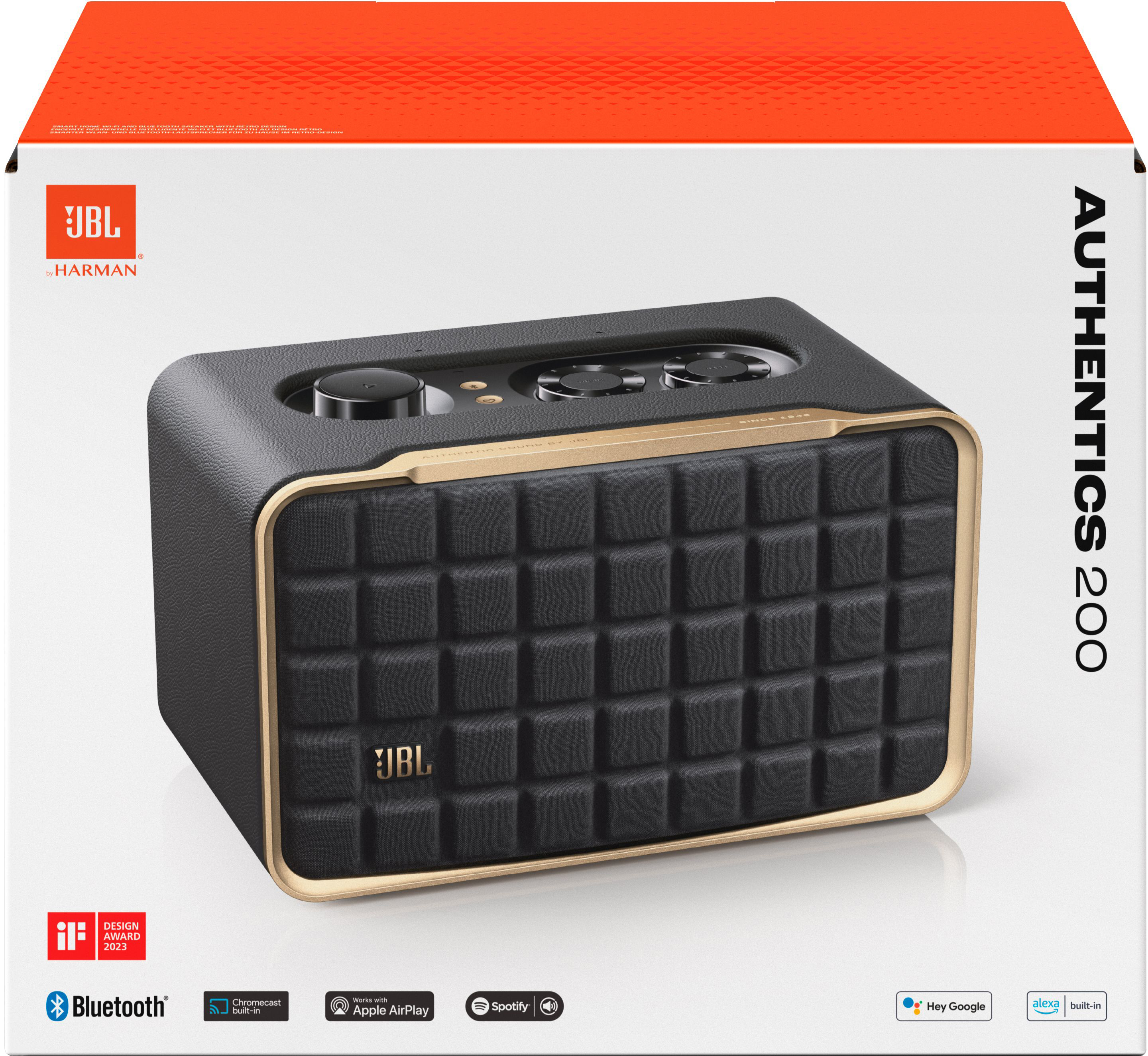 Акустика JBL Authentics 200 Black (JBLAUTH200BLKEP) фото 15