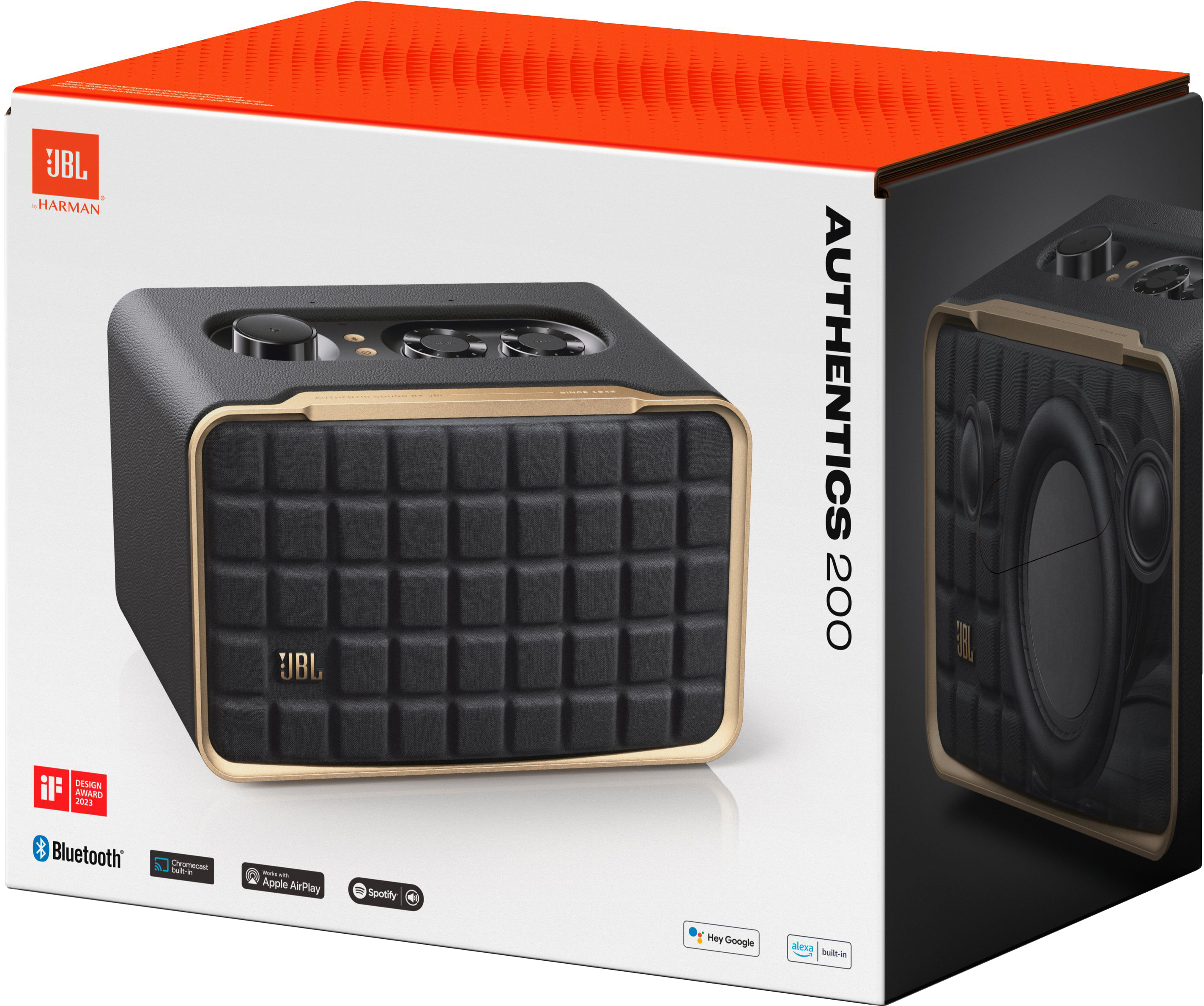 Акустика JBL Authentics 200 Black (JBLAUTH200BLKEP) фото 16