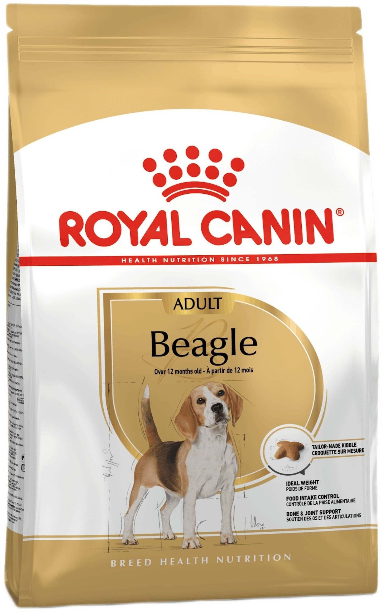 Сухой корм для собак породы Бигль Royal Canin Beagle Adult 3кг + кормушка в подарок фото 2