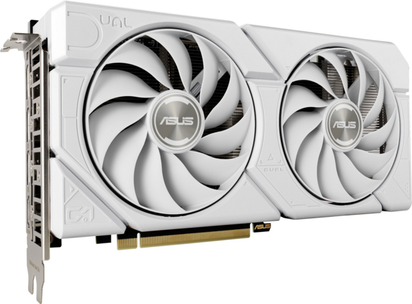 ASUS RTX 4060 DUAL OC WHITE 8GB おまけ付き Видеокарта ASUS GeForce RTX 4060 8GB GDDR6 DUAL OC EVO WHITE