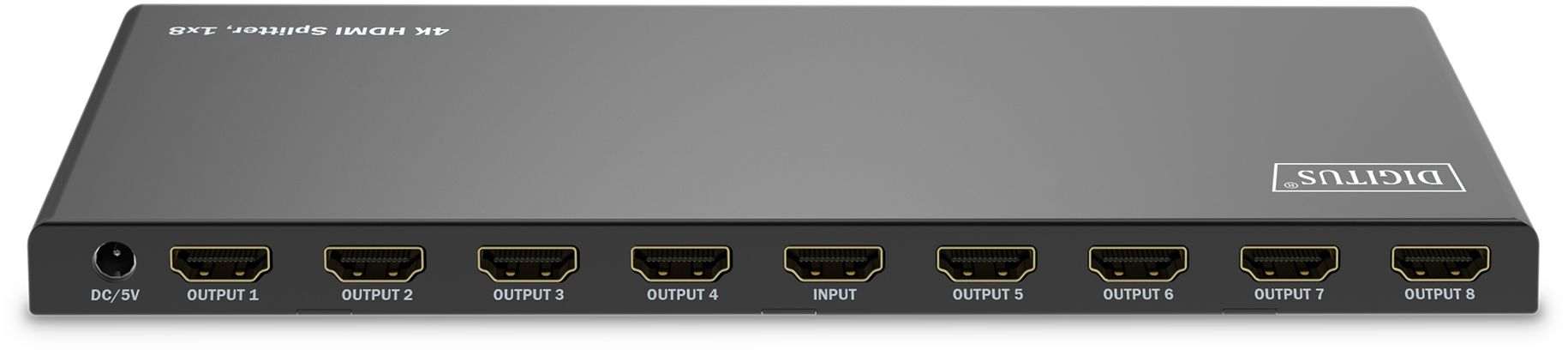 Відеоспліттер DIGITUS HDMI (INx1 – OUTx8), 4K, blackфото3