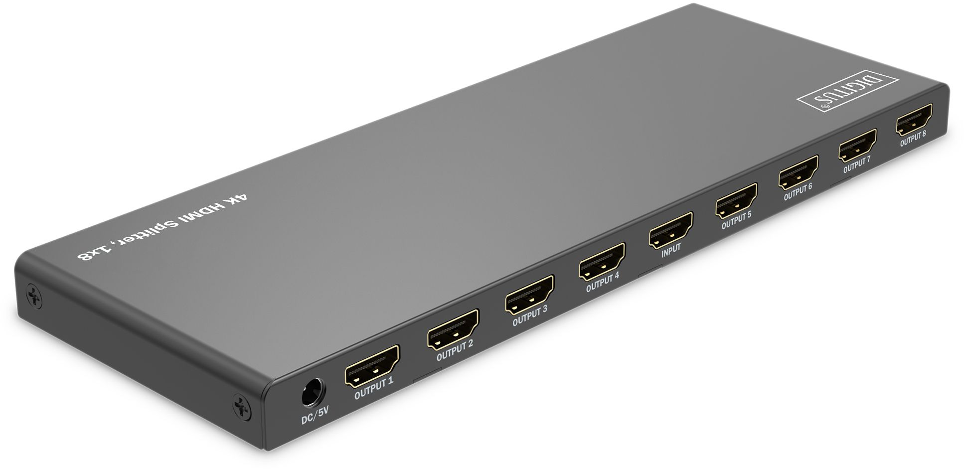 Відеоспліттер DIGITUS HDMI (INx1 – OUTx8), 4K, blackфото4