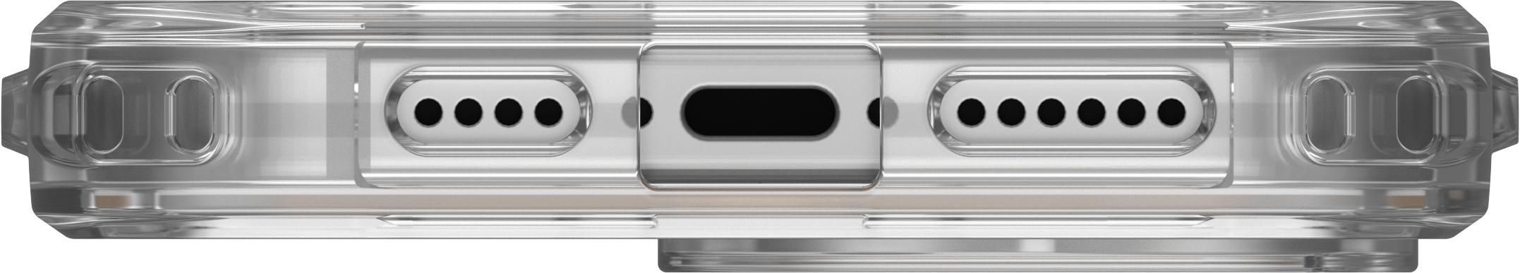 Чехол UAG для Apple iPhone 16 Pro Max, Plyo Magsafe, Ice/Gold (114481114381) фото 5